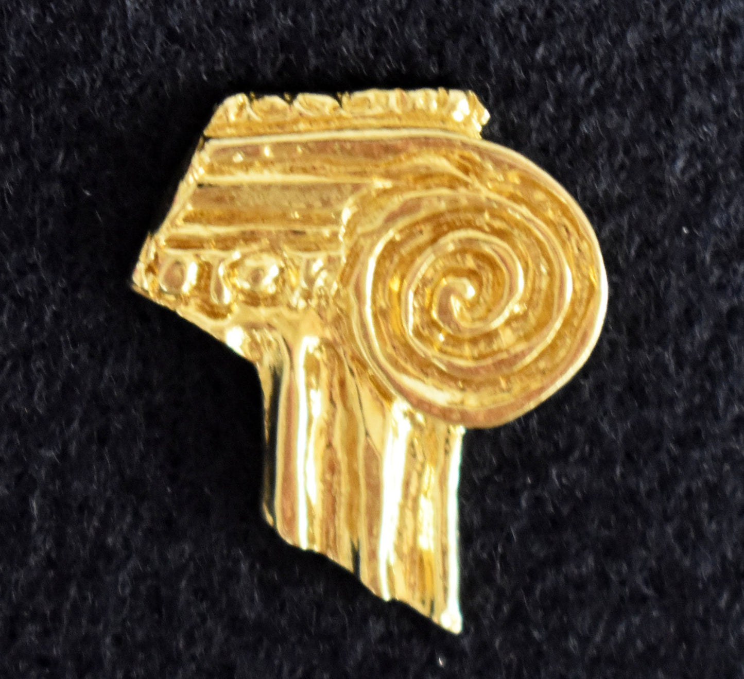 Ancient Greek Ionic Order - Column - Small - Pin - Pure Bronze Statue