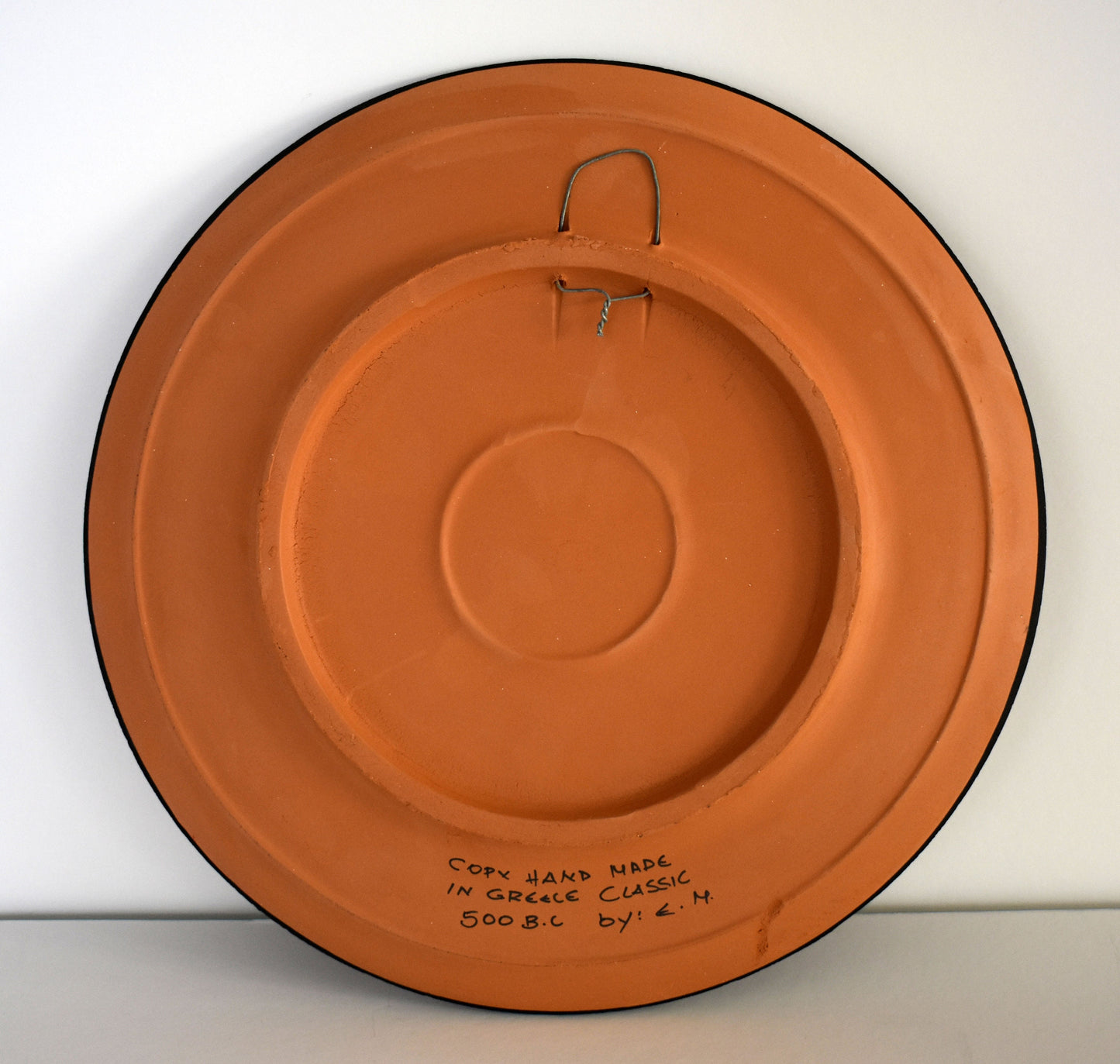 Spartan Warriors with Λ Symbol - 300 - Thermopylae - Μolon Labe, Come and get them - Ceramic plate - Handmade in Greece