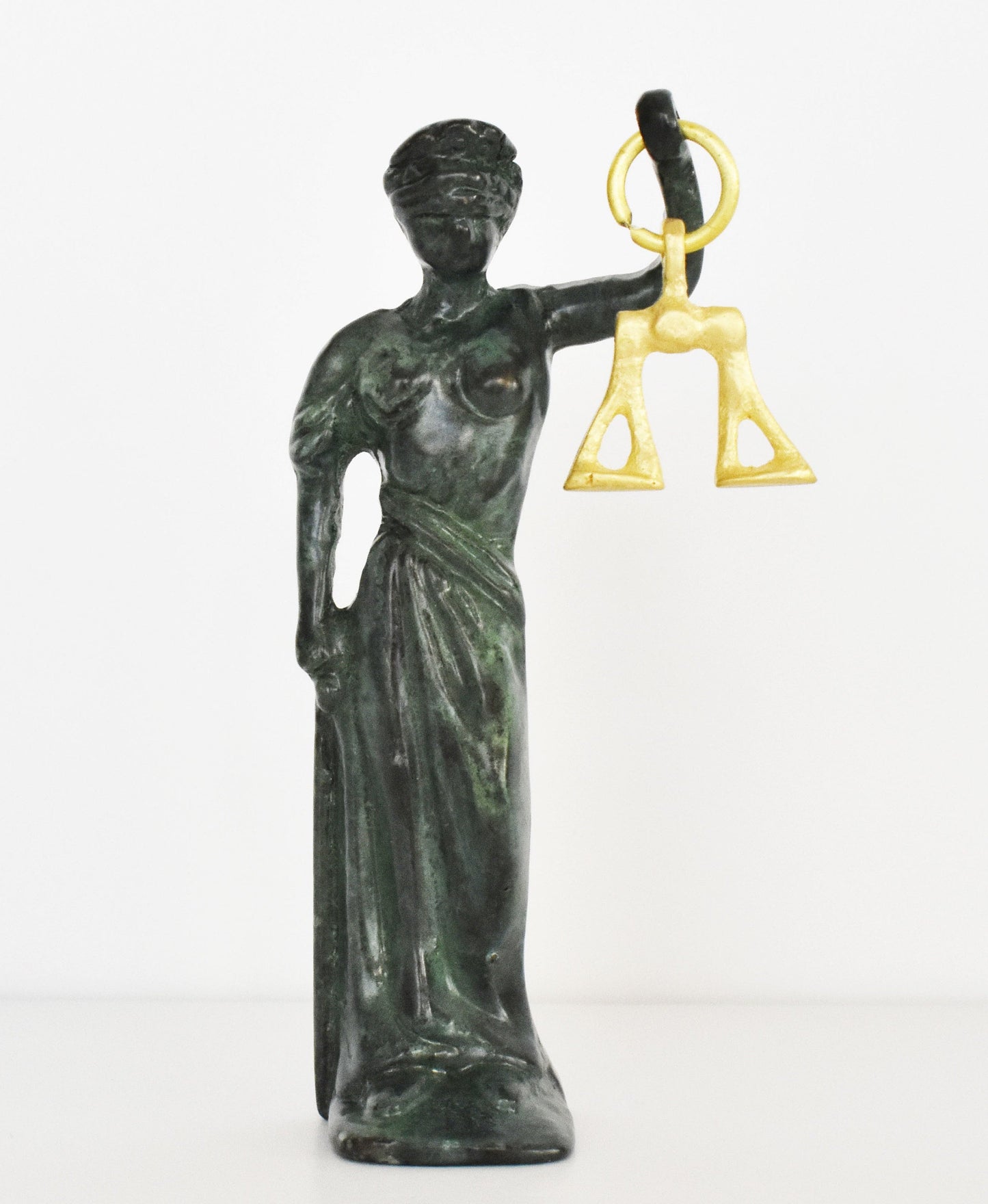 Themis - Personification of Justice, Goddess of Wisdom and Good Counsel, and the Interpreter of the Gods’ Will - Miniature - Pure Bronze