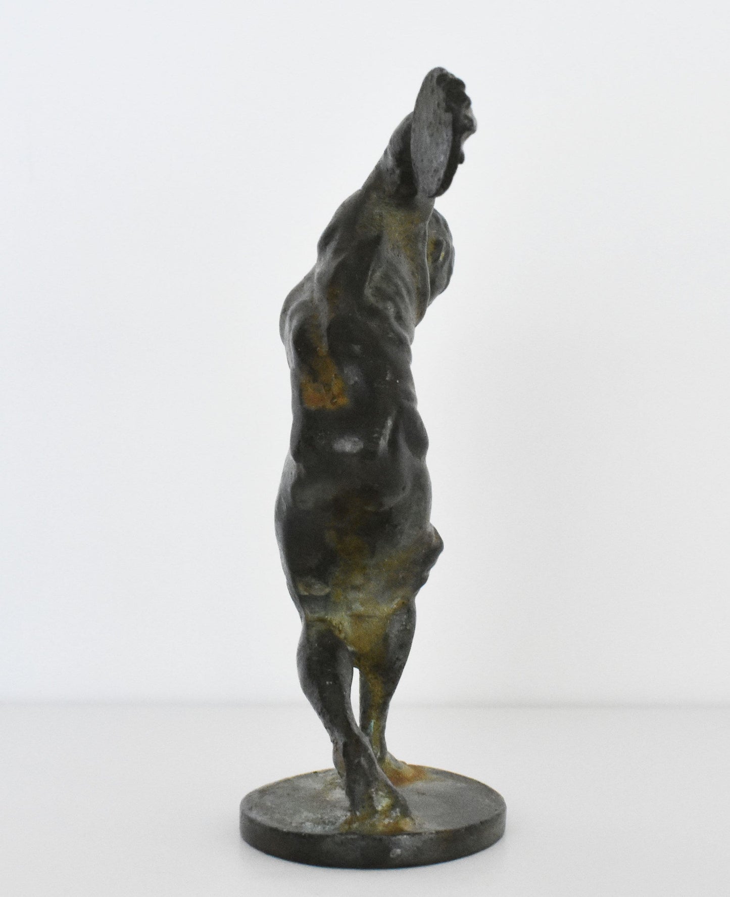 Discobolus of Myron - A heightened awareness of human potential, a belief that man is the measure of all things- pure Bronze Statue