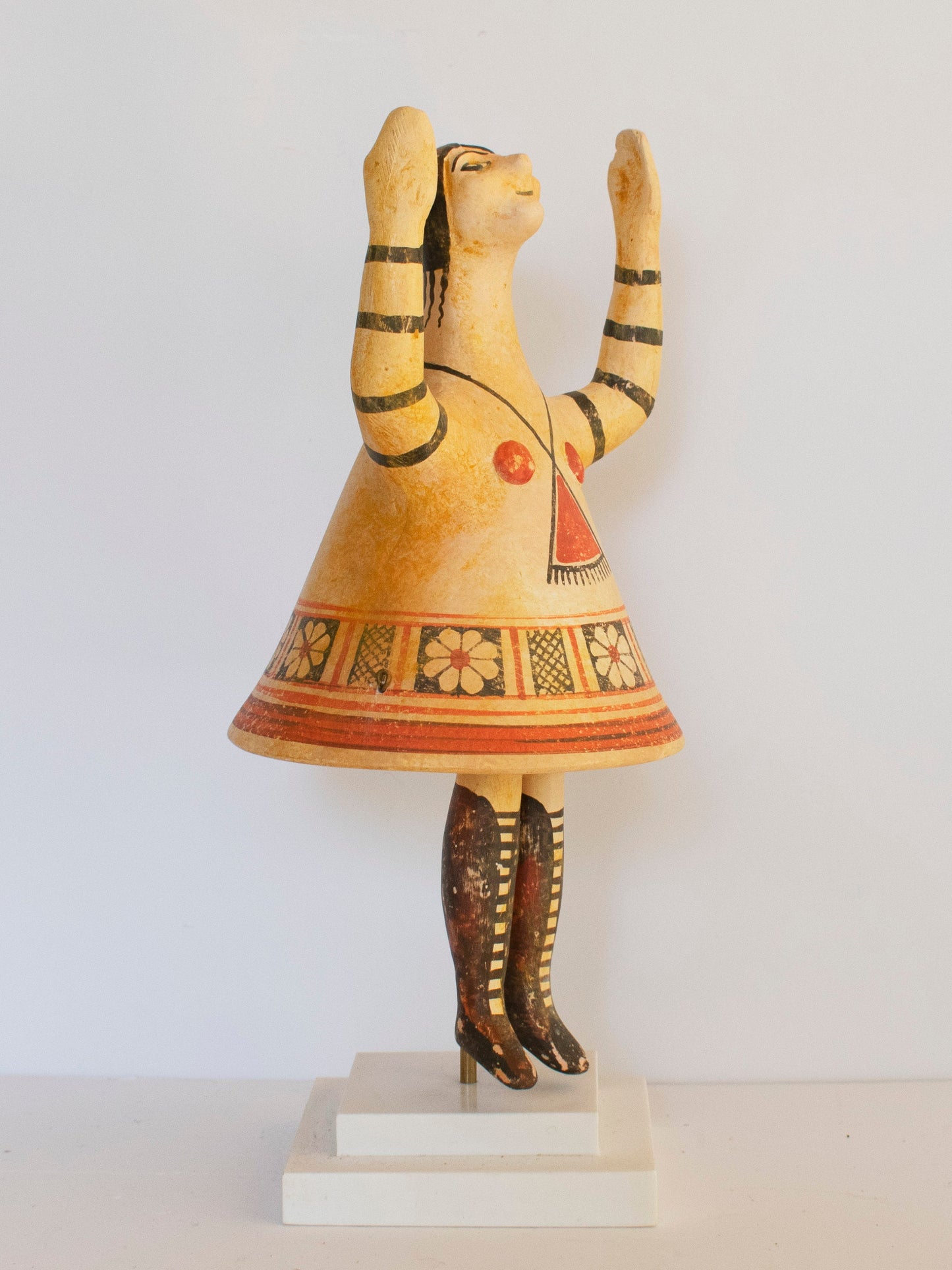 Bell-Shaped Female Figurine - 500 BC - Cyprus - Archaeological Museum of Nicosia - Reproduction - Ceramic Artifact