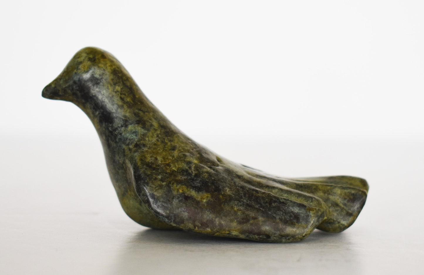 Pigeon Dove - Symbol of Love, Beauty, Peace, Motherhood and Femininity - Miniature - Ancient Greek Reproduction  - pure Bronze Sculpture