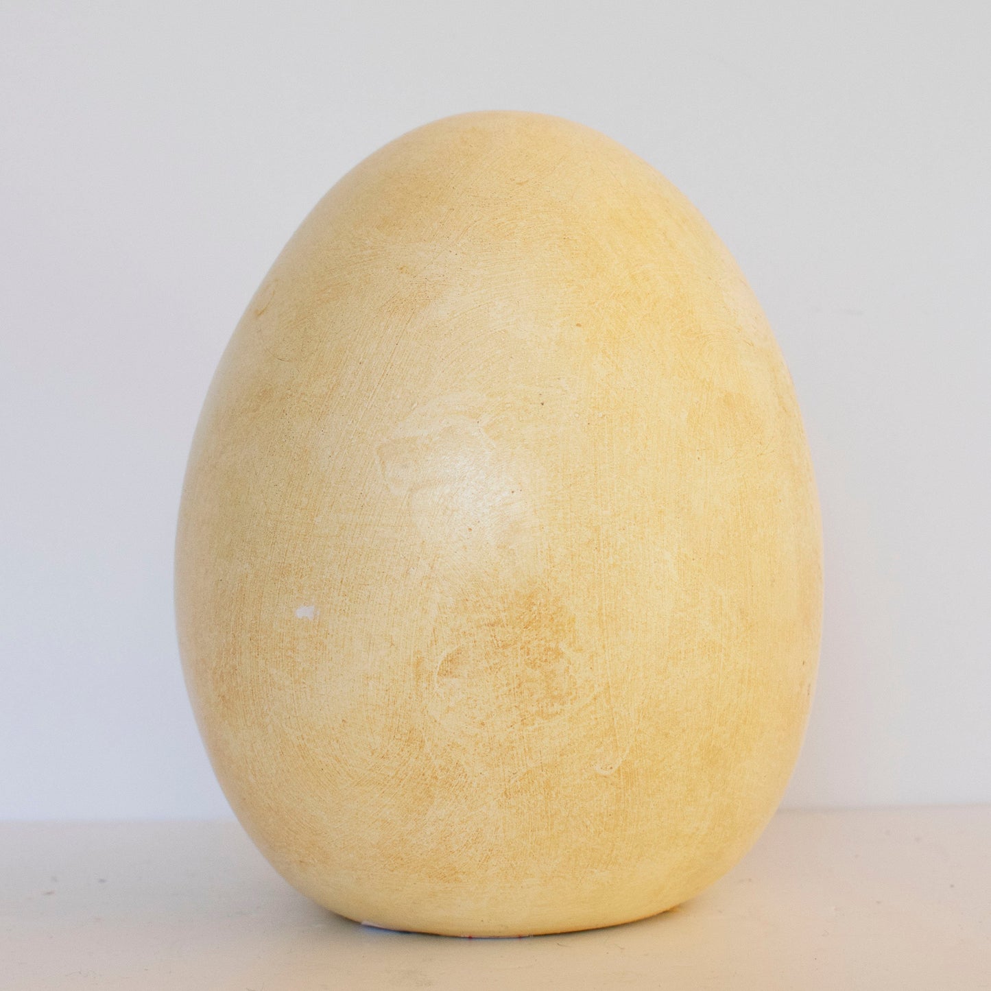 The Egg that Beautiful Helen was born - Leda was seduced by Zeus with the form of a Swan - Ceramic Artifact