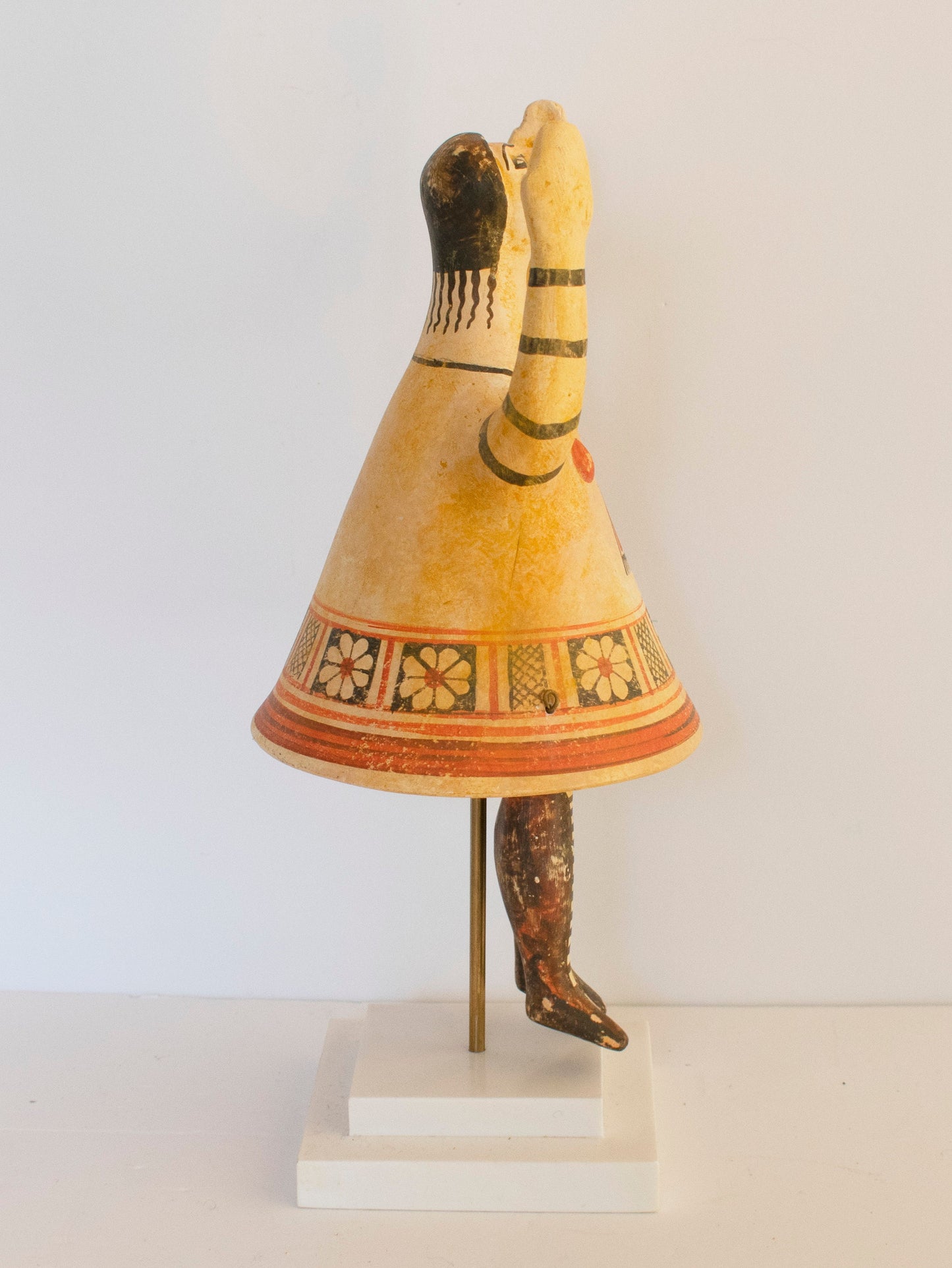 Bell-Shaped Female Figurine - 500 BC - Cyprus - Archaeological Museum of Nicosia - Reproduction - Ceramic Artifact