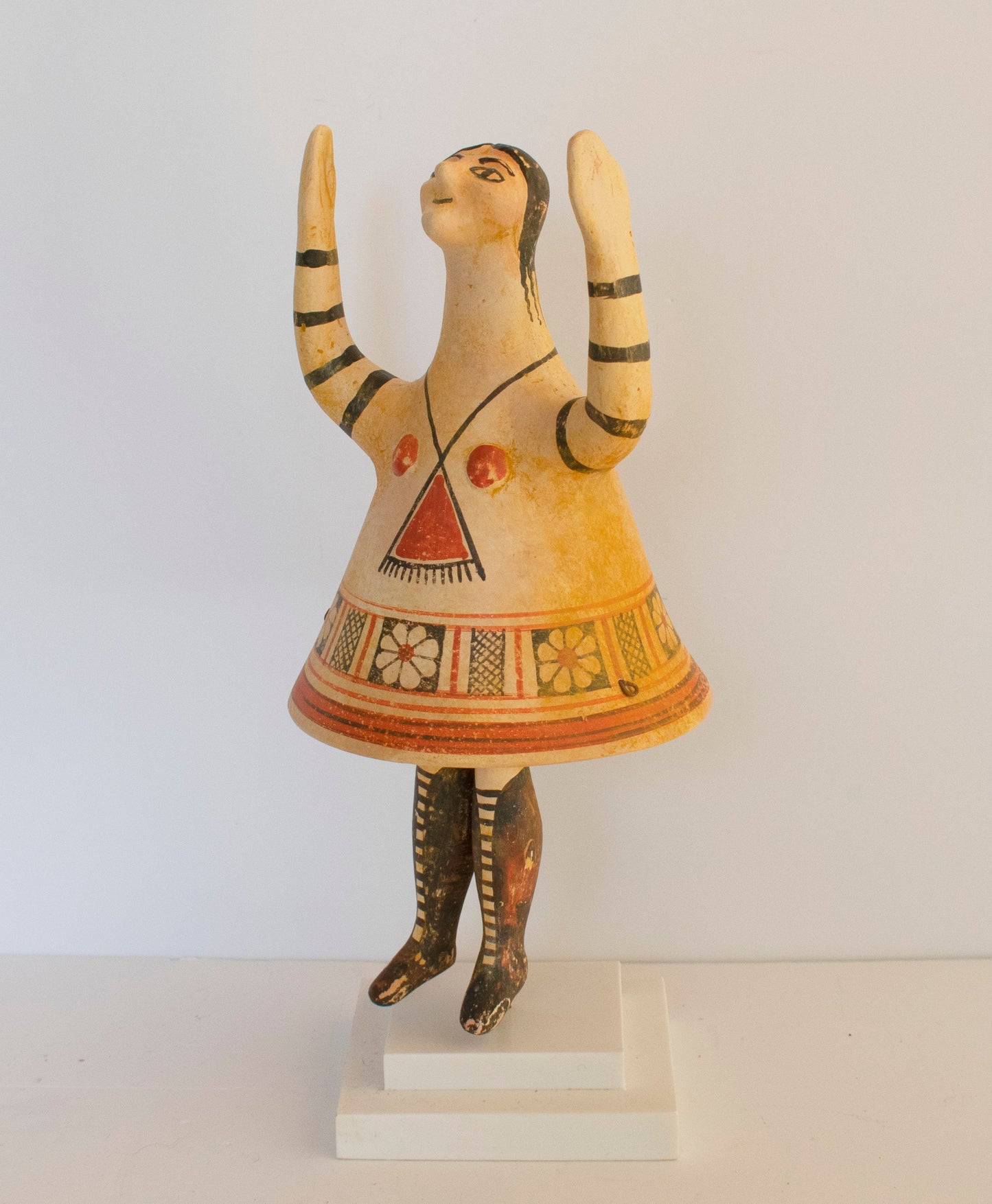 Bell-Shaped Female Figurine - 500 BC - Cyprus - Archaeological Museum of Nicosia - Reproduction - Ceramic Artifact