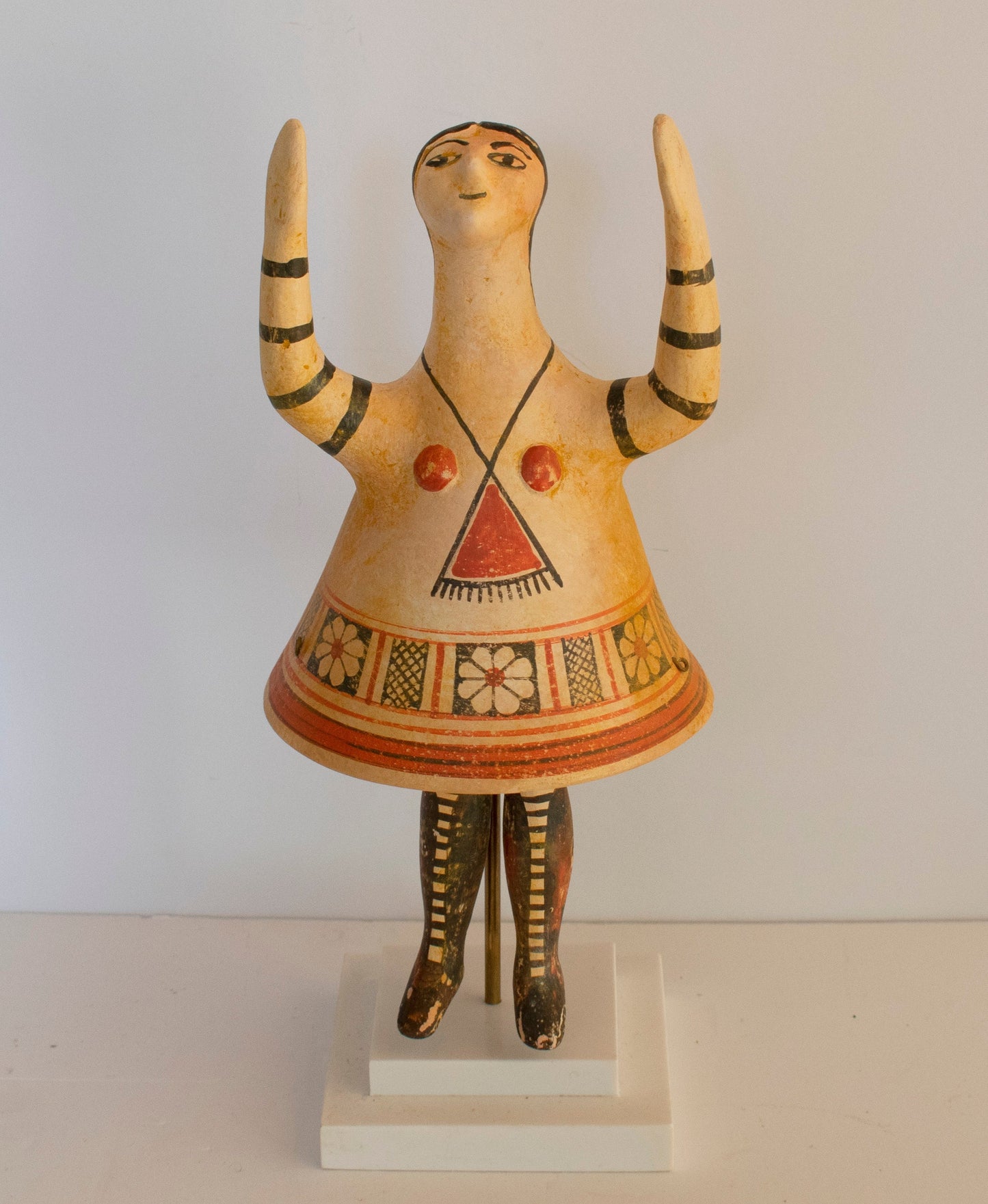 Bell-Shaped Female Figurine - 500 BC - Cyprus - Archaeological Museum of Nicosia - Reproduction - Ceramic Artifact