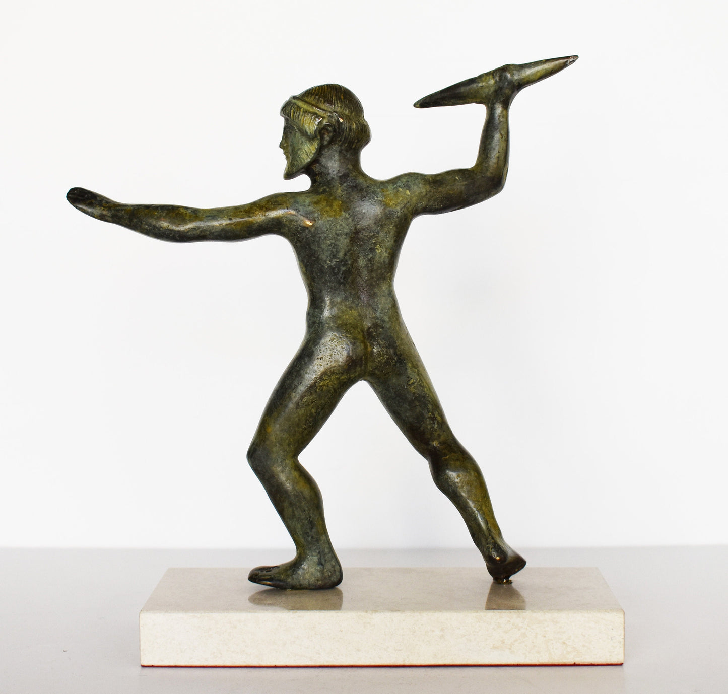 Zeus Aigiochos from Dodoni - 470-460 BC - Marble Base - Museum of Berlin - Replica - Pure Bronze Statue