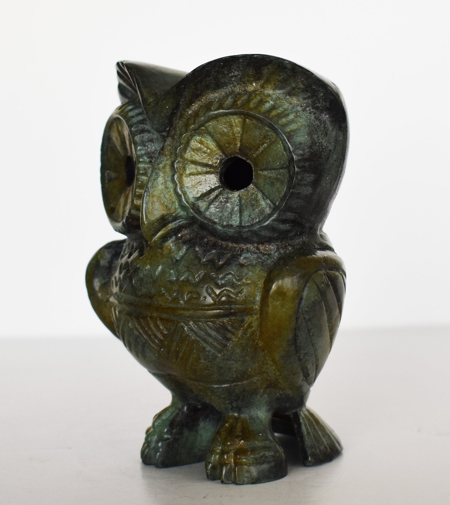 Owl of Wisdom and Intelligence - sacred animal - Symbol of Goddess Athena Minerva - Ancient Greece - Museum Replica - Pure Bronze  Statue