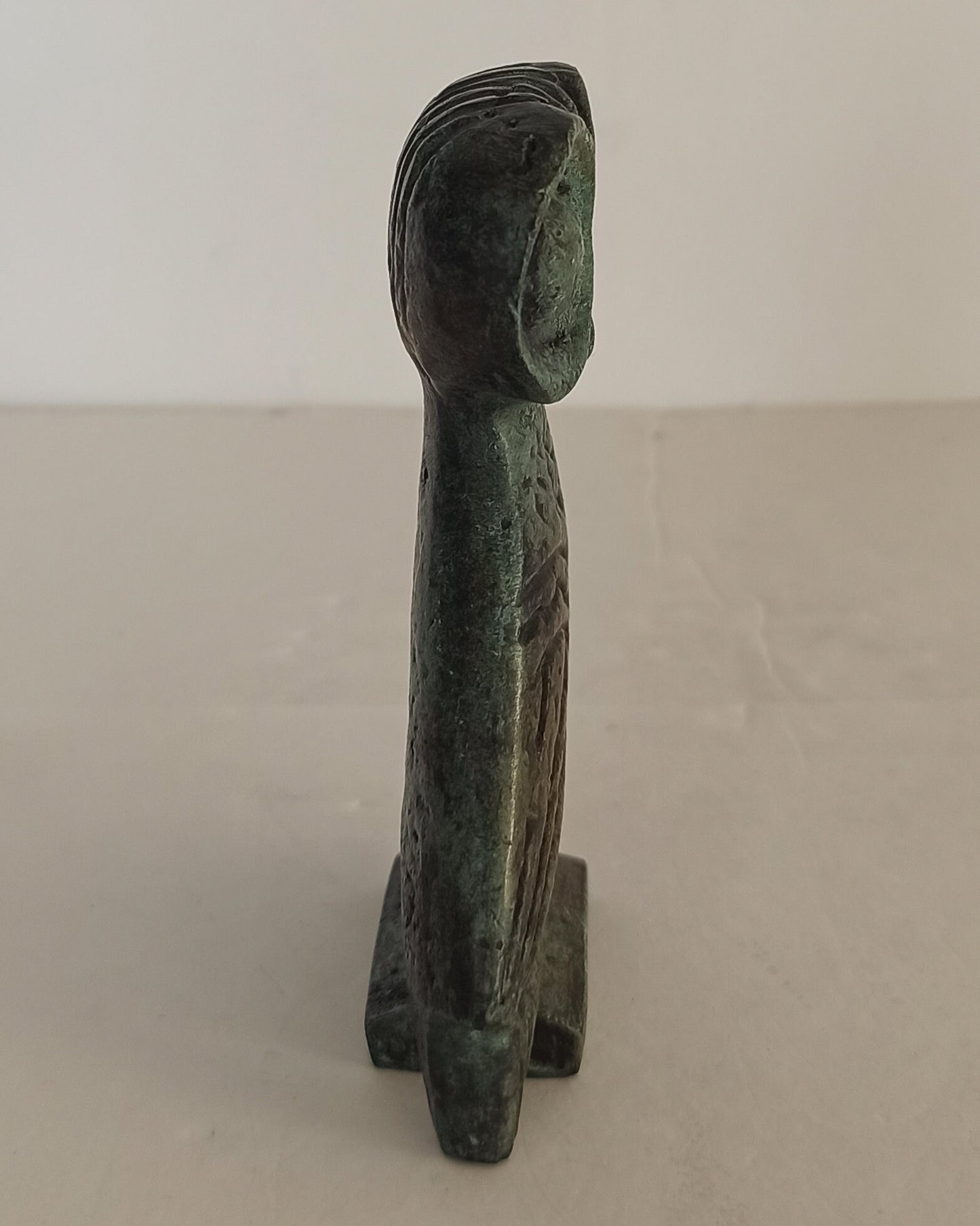 Owl of Wisdom and Intelligence - Animal - Small - Symbol of Goddess Athena Minerva - Ancient Greece - pure bronze  statue