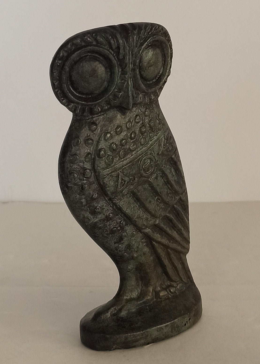 Owl of Wisdom and Intelligence - Small - Symbol of Goddess Athena Minerva -  vision and insight - Ancient Greece - pure bronze  statue