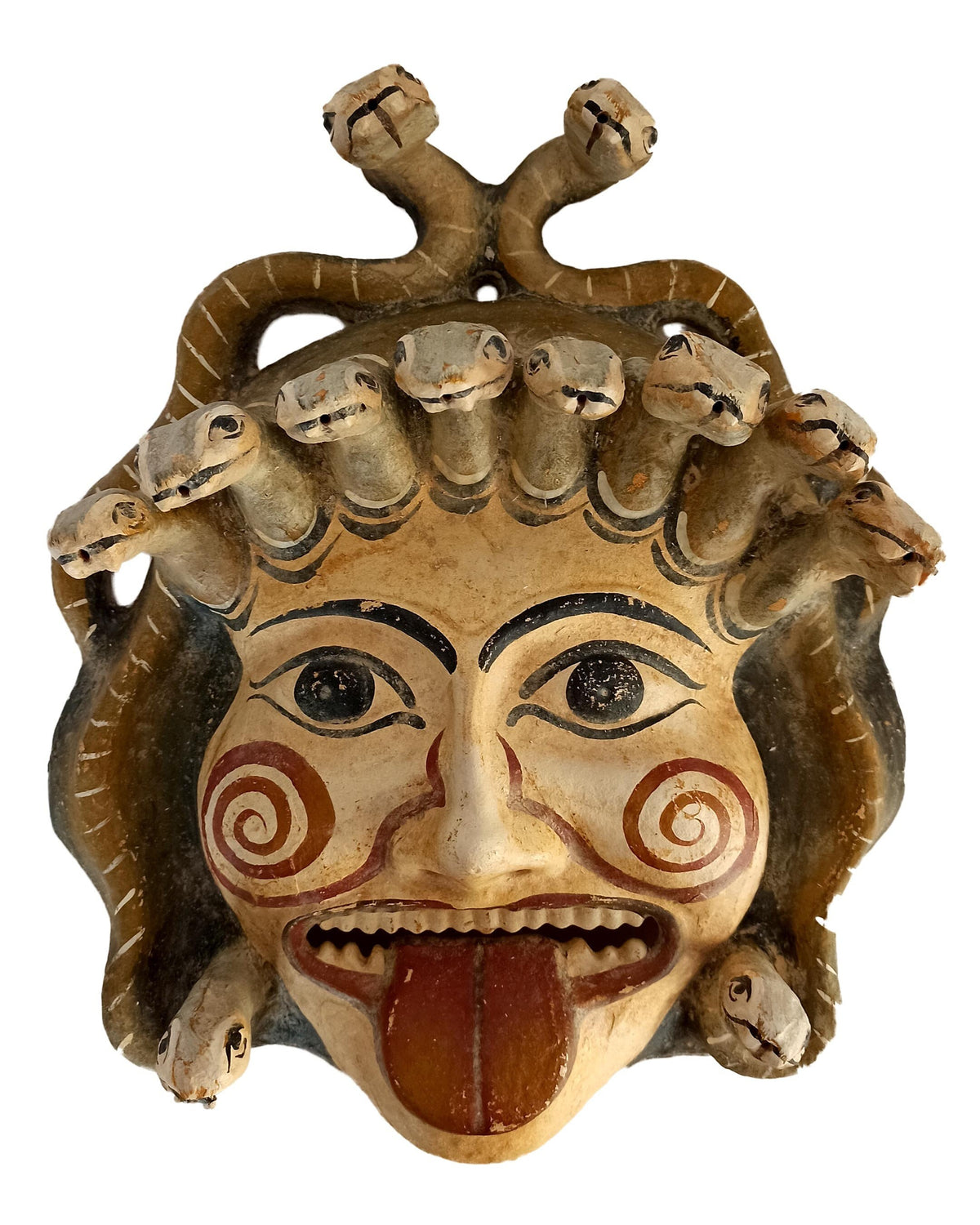 Perseus Mask Medusa Mask - Snake-Haired Gorgon - Snake Lady - Monster Figure - Pers ...