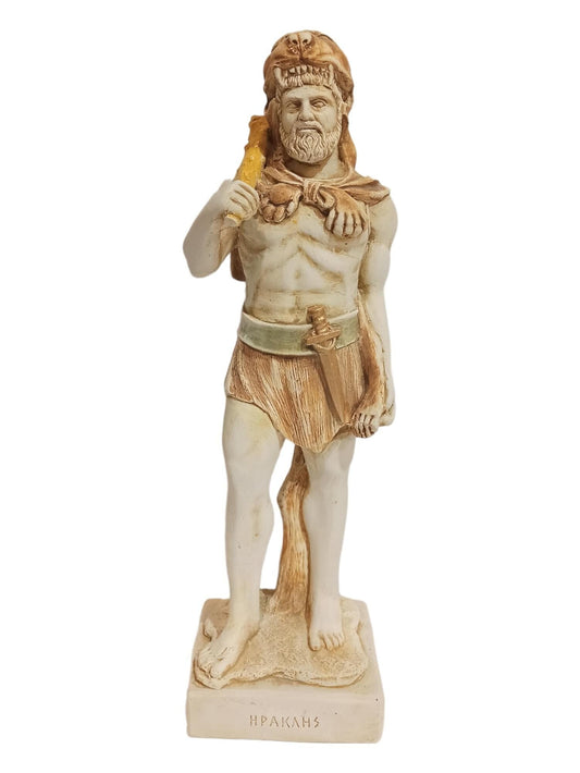 Hercules - Heracles - Son of Zeus and Alcmene - Greek Divine Hero - The 12 Labours - Strong, Brave and Masculine - Casting Stone