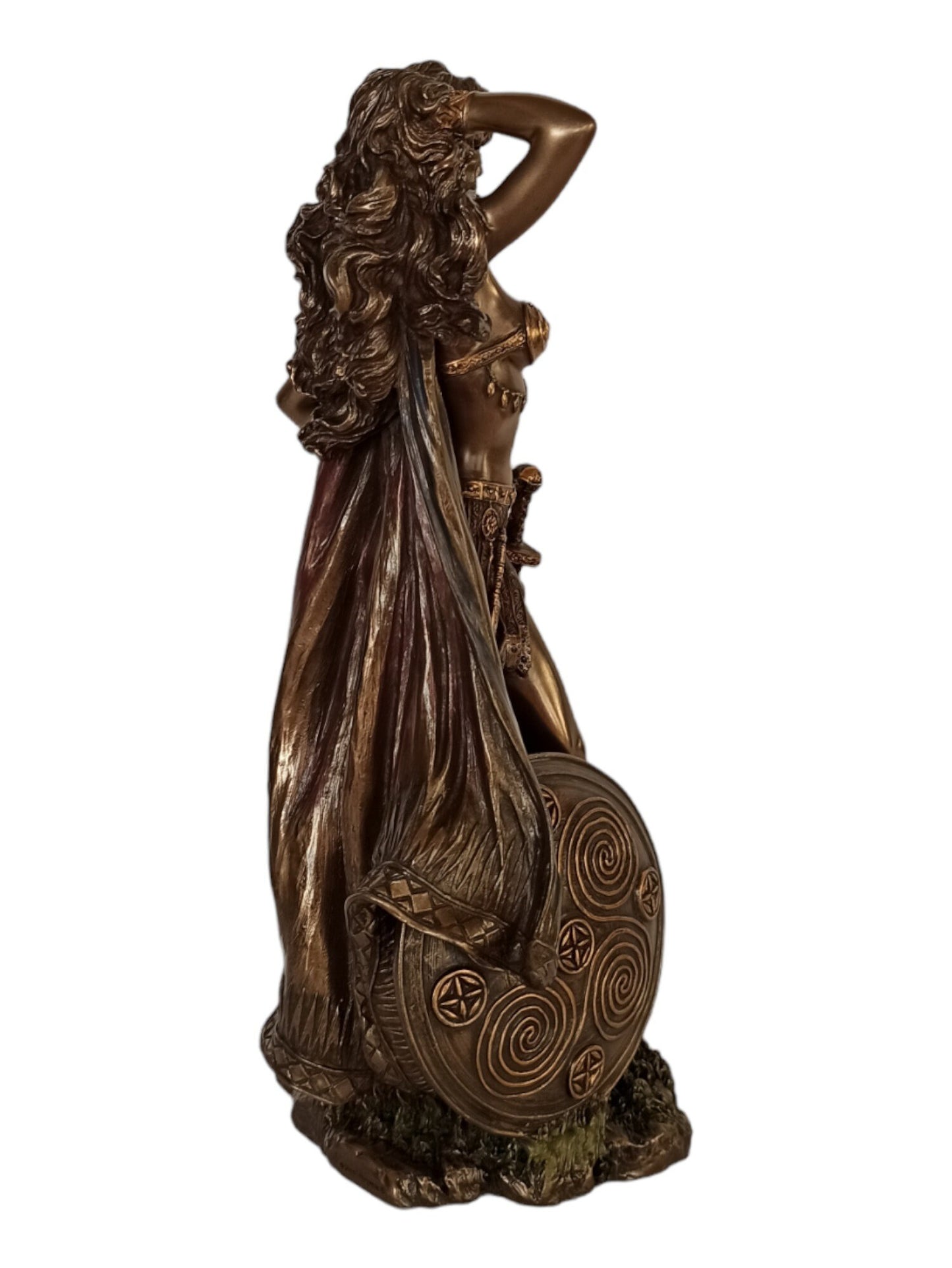 Freya Freyja - Norse Goddess associated with Love, Beauty, Fertility, Sex, War, Gold, and Seiðr - Cold Cast Bronze Resin