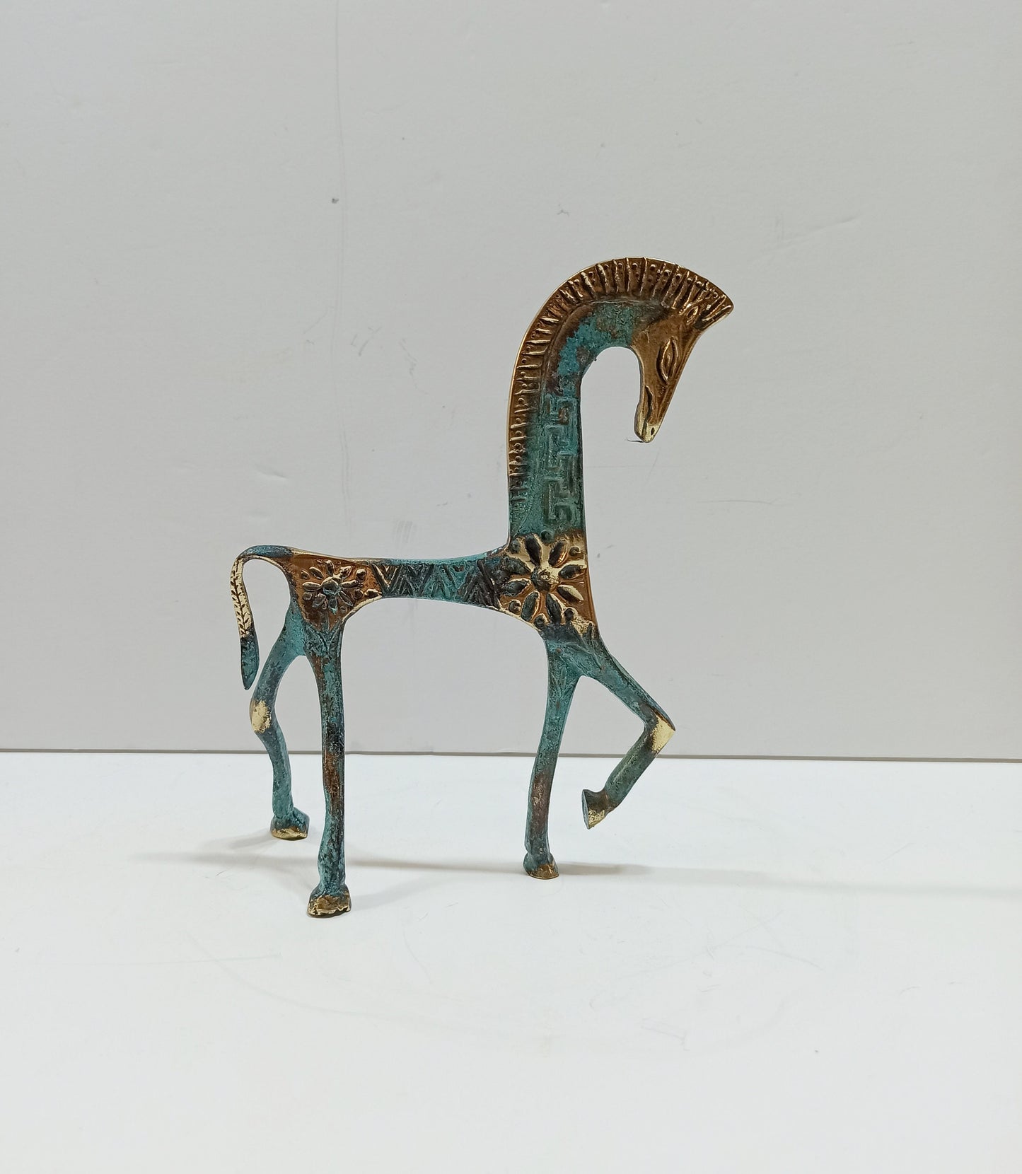 Ancient Greek Horse - Animal Art Gift - Symbol of Wealth and Prosperity - pure bronze statue