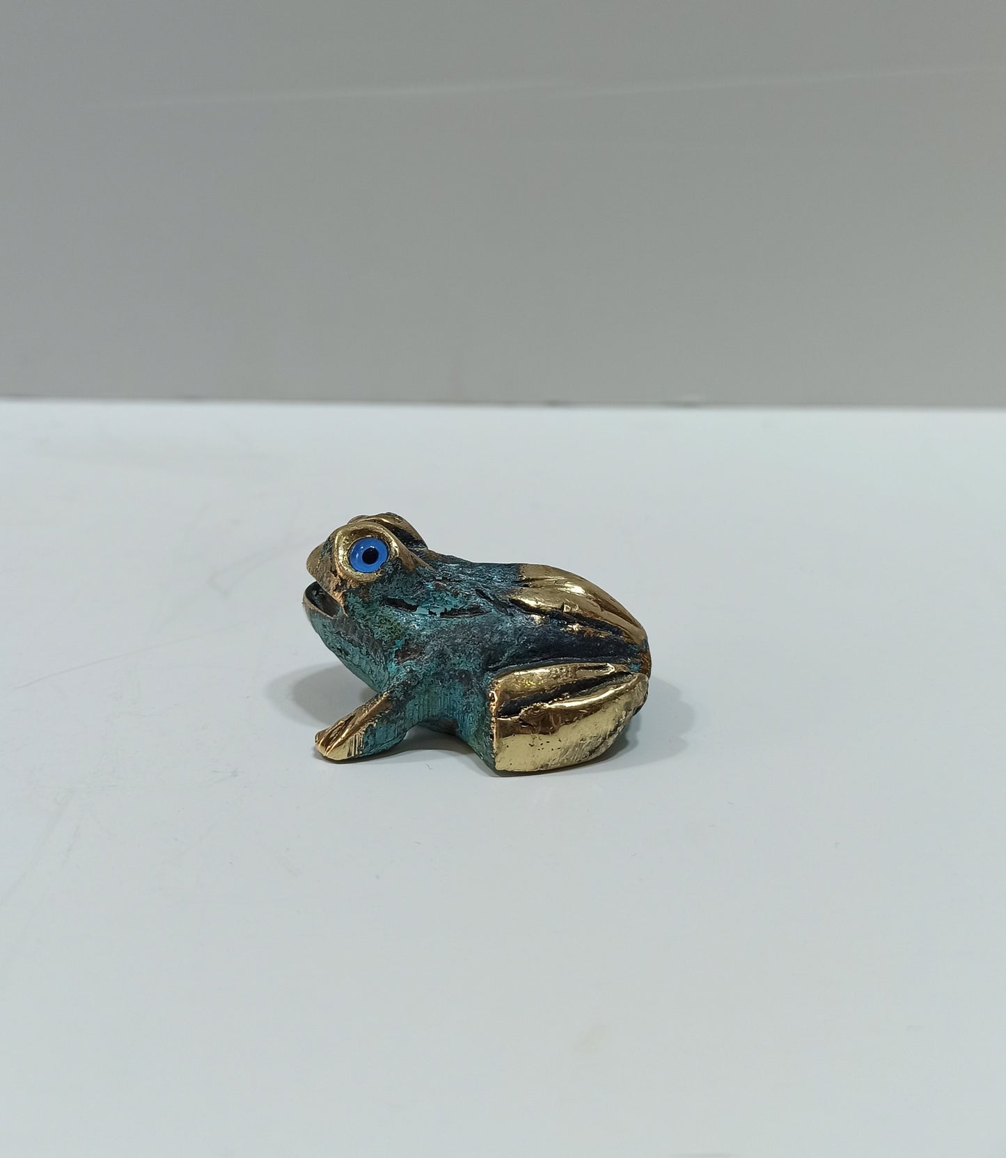 Frog - Subject of Fable Attributed to Aesop - Symbol of Fertility, Harmony and Licentiousness - pure bronze  statue