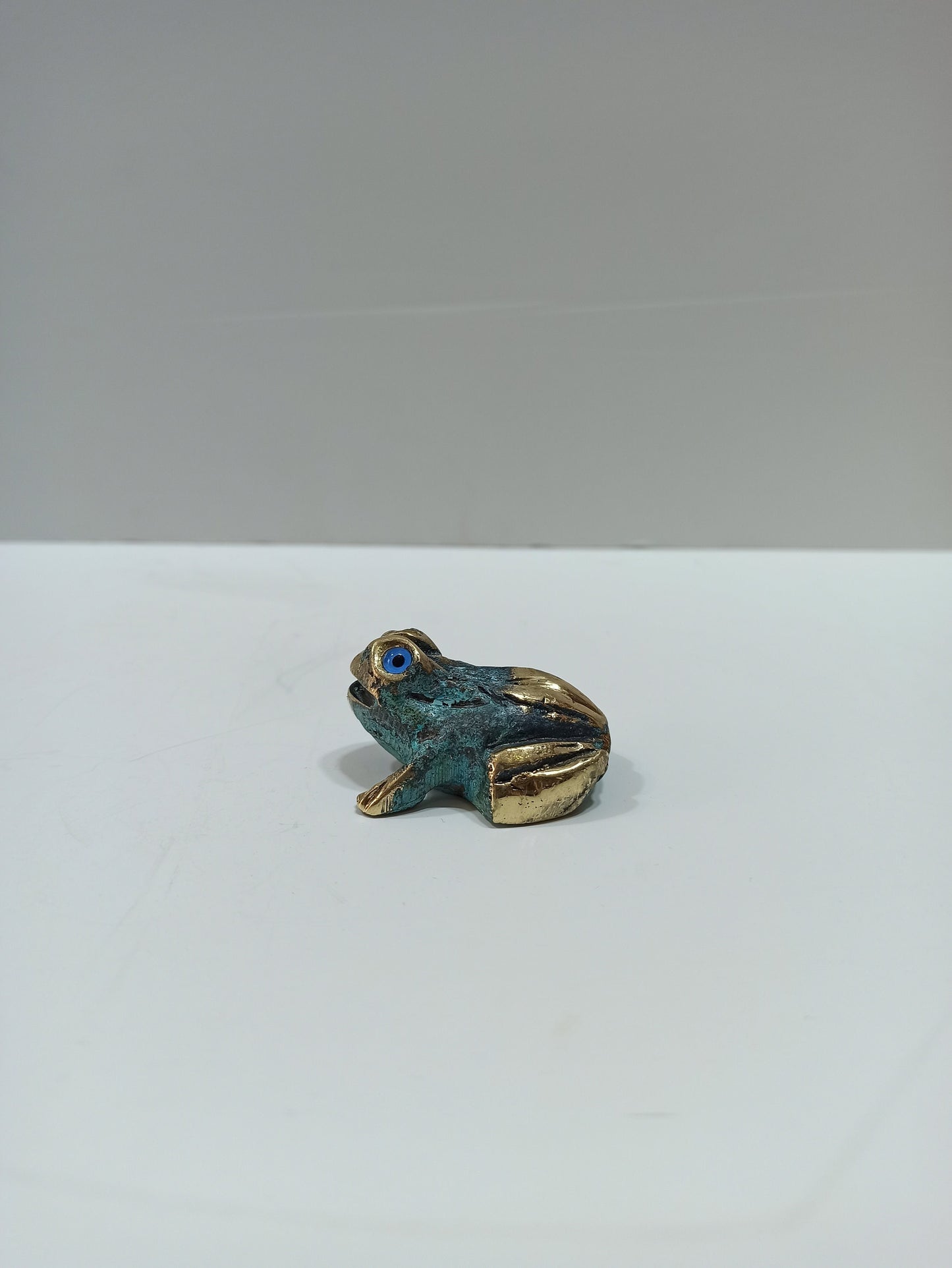 Frog - Subject of Fable Attributed to Aesop - Symbol of Fertility, Harmony and Licentiousness - pure bronze  statue