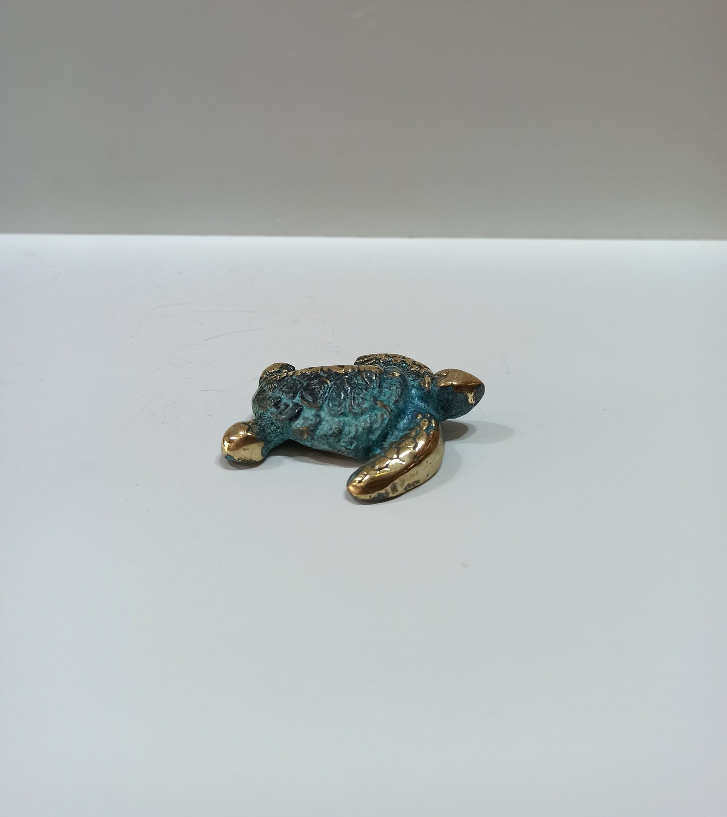 Turtle - Symbol of longevity and stability - Personifies Water, the Moon, the Earth, Time, Immortality and Fertility - pure Bronze Sculpture