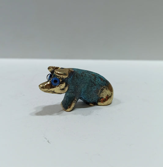 Pig - Omnivorous, Domesticated Mammal - Symbol of Wealth, Abundance, and Prosperity - Miniature - pure bronze  statue