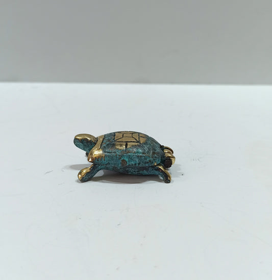 Turtle - reptile with protective shell - Symbol of Wisdom, Knowledge - Personifies Water, the Moon, the Earth, Time, and Fertility - Bronze