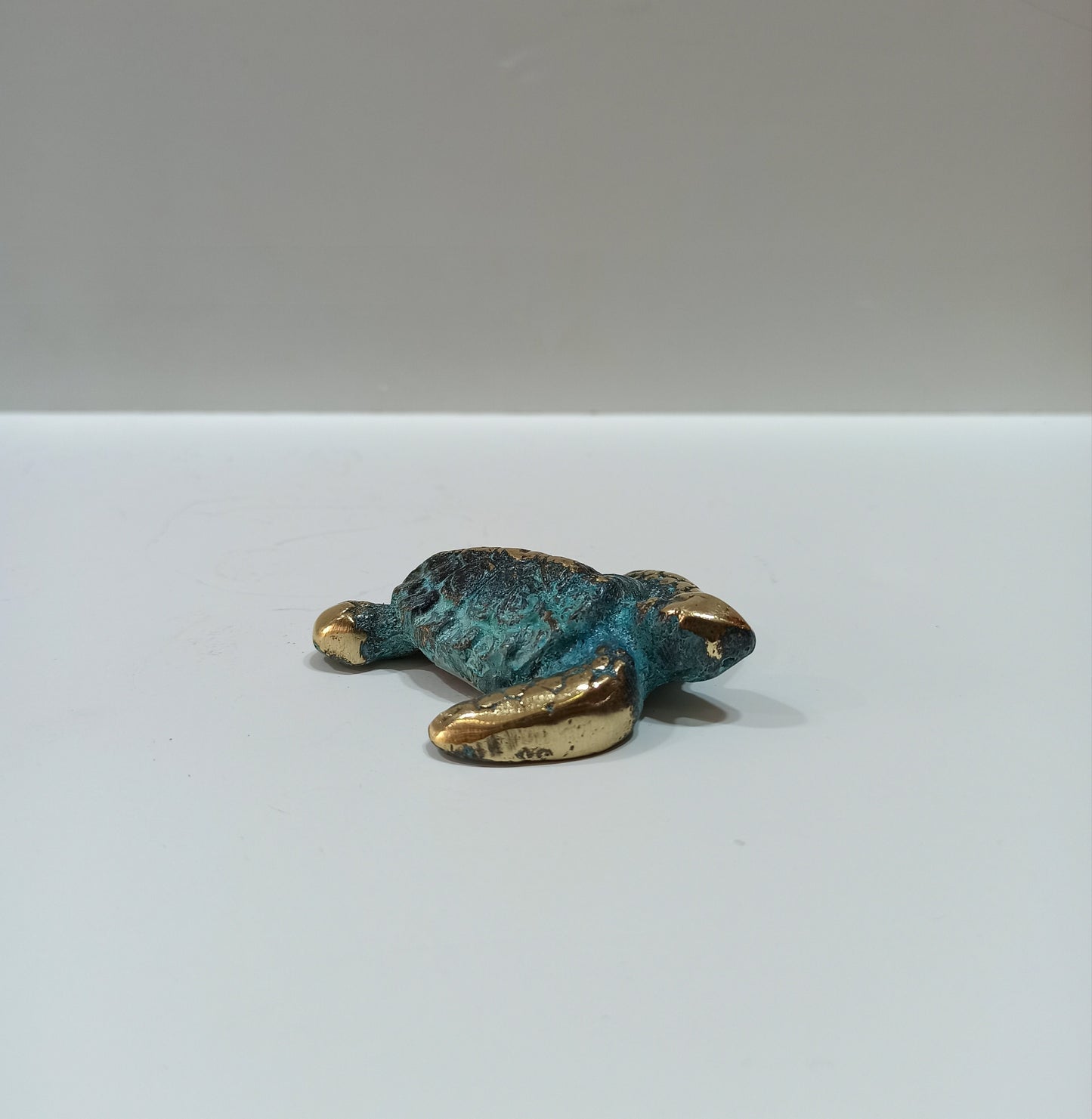 Turtle - Symbol of longevity and stability - Personifies Water, the Moon, the Earth, Time, Immortality and Fertility - pure Bronze Sculpture