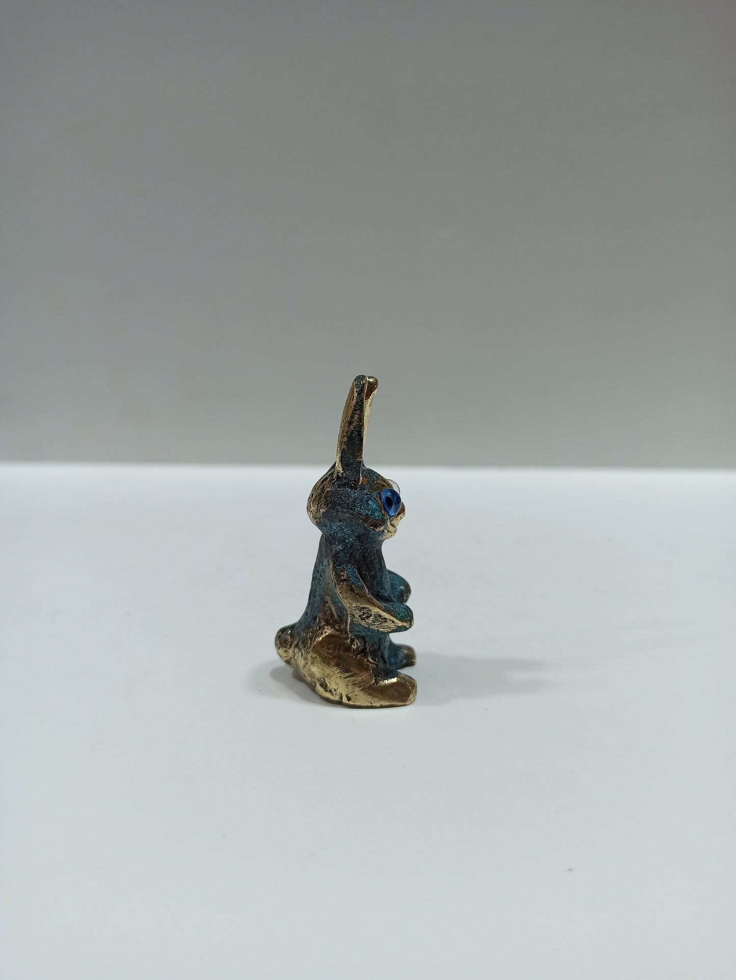 Rabbit Hare - Symbol of Goddesses Aphrodite and Artemis - Represents Love, Abundance, and Fecundity - Miniature - pure bronze  statue