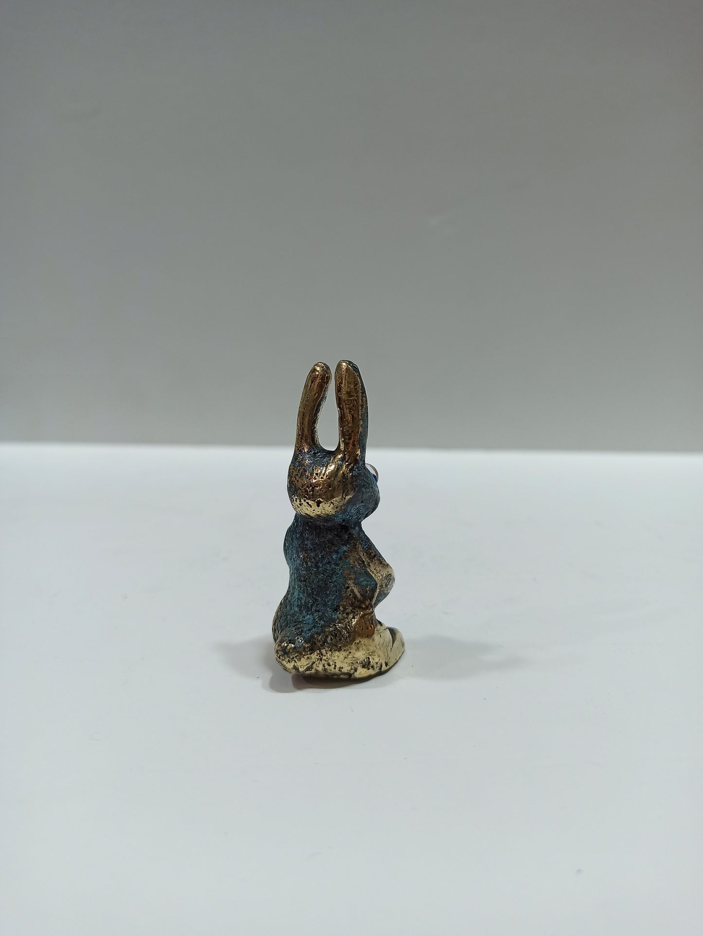 Rabbit Hare - Symbol of Goddesses Aphrodite and Artemis - Represents Love, Abundance, and Fecundity - Miniature - pure bronze  statue