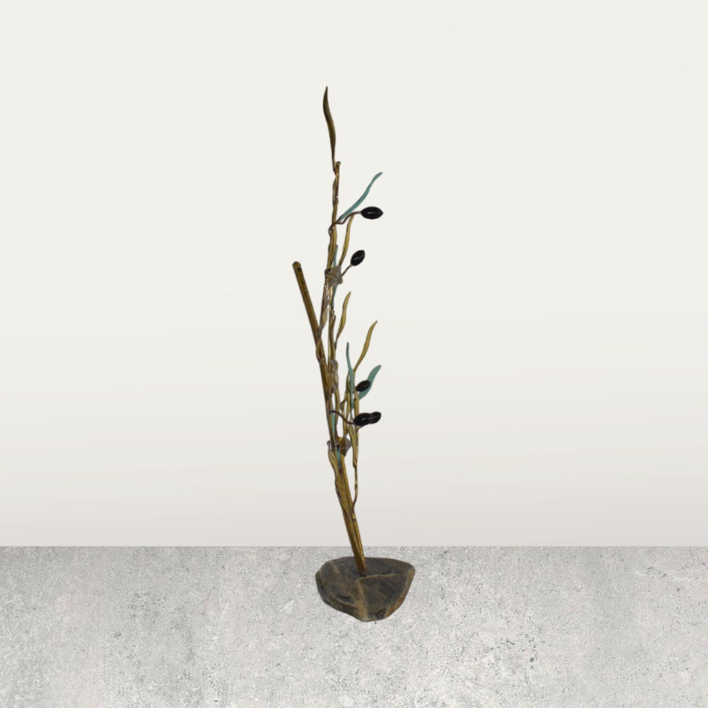 Olive Tree - valuable gift of nature - Ancient Greek Symbol of Peace, Wisdom, Fertility, Prosperity, Immortality and Success - pure bronze