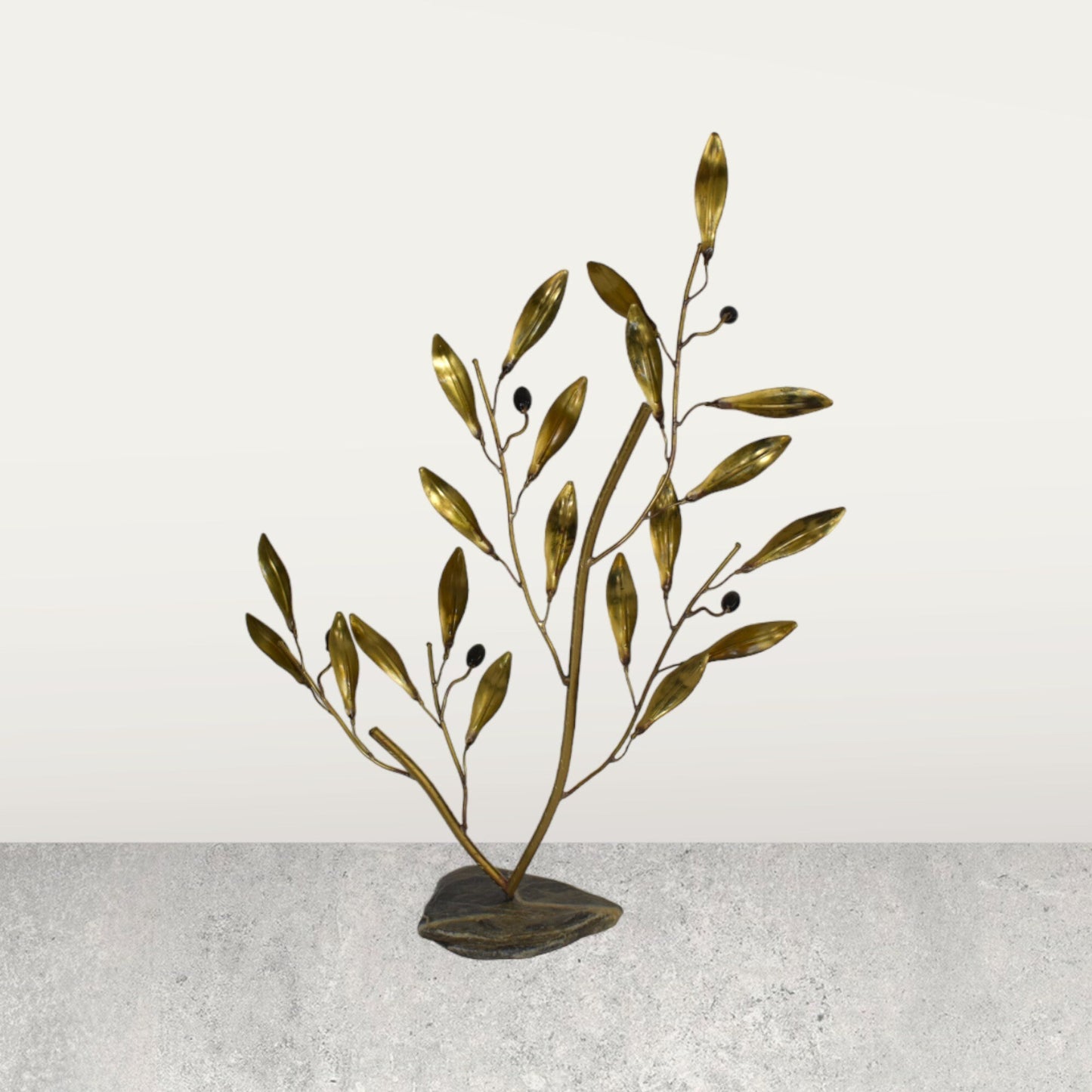 Olive Tree - valuable gift of nature - Ancient Greek Symbol of Peace, Wisdom, Fertility, Prosperity, Immortality and Success - pure bronze