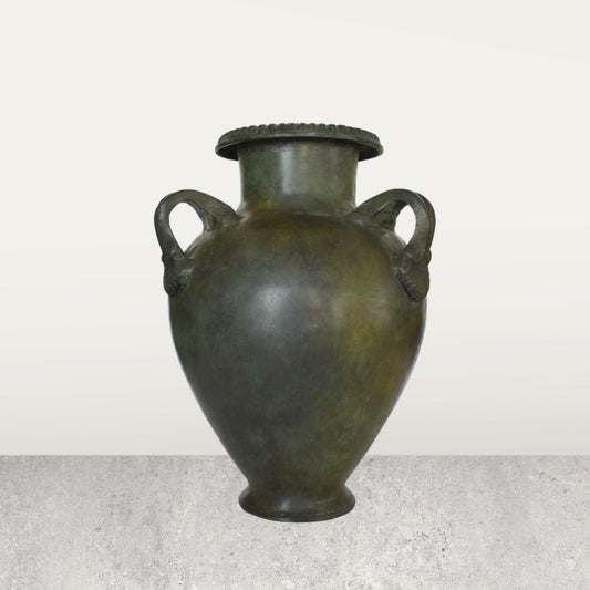 Hydria - Water Jar - A prize in tournaments and competitions - 700-300 BC - Pure Bronze Statue