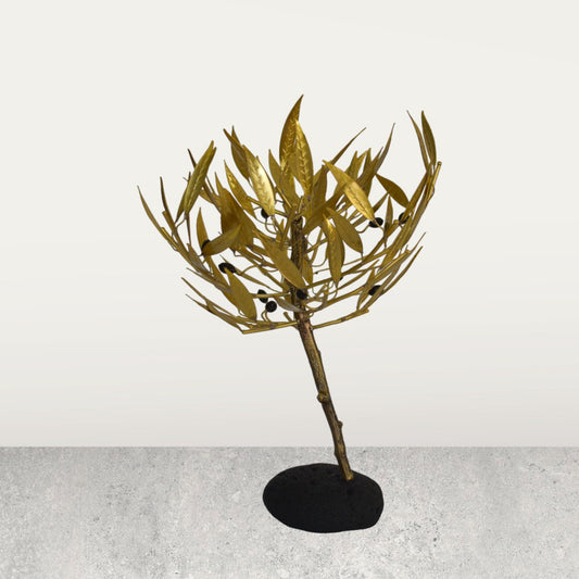 Olive Tree - Homer's Liquid gold - Ancient Greek Symbol of Peace, Wisdom, Fertility, Prosperity, Immortality and Success - pure bronze