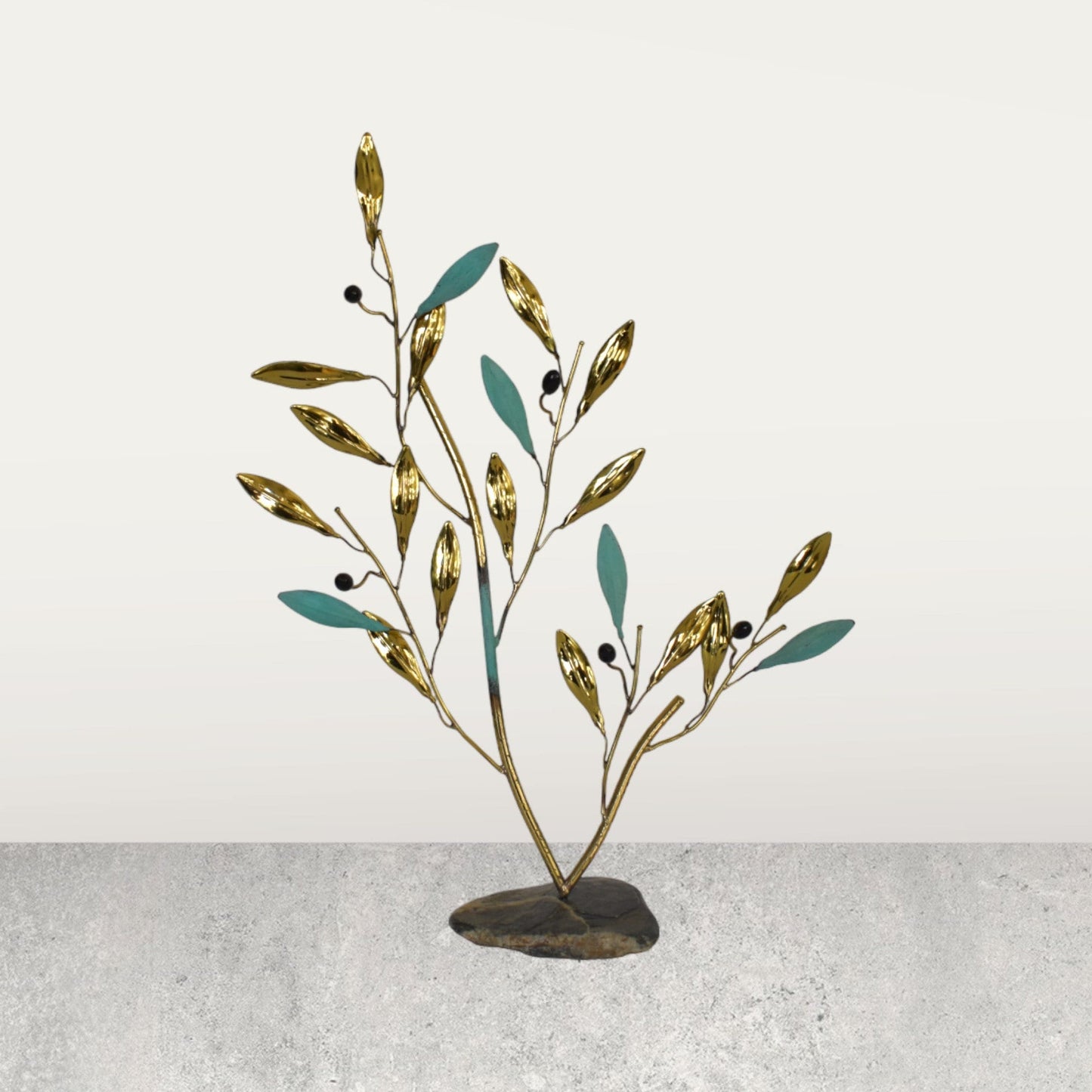 Olive Tree - valuable gift of nature - Ancient Greek Symbol of Peace, Wisdom, Fertility, Prosperity, Immortality and Success - pure bronze