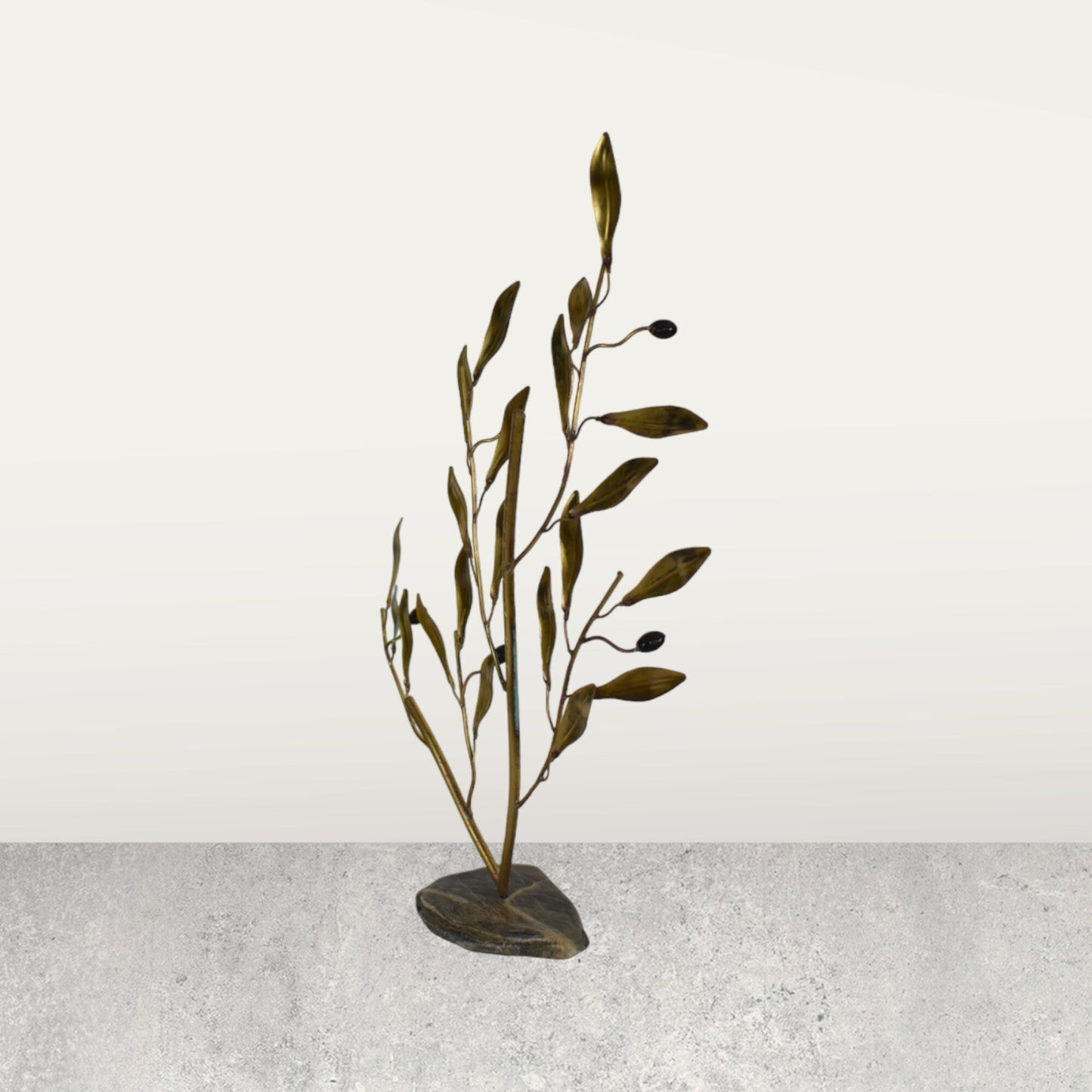 Olive Tree - valuable gift of nature - Ancient Greek Symbol of Peace, Wisdom, Fertility, Prosperity, Immortality and Success - pure bronze