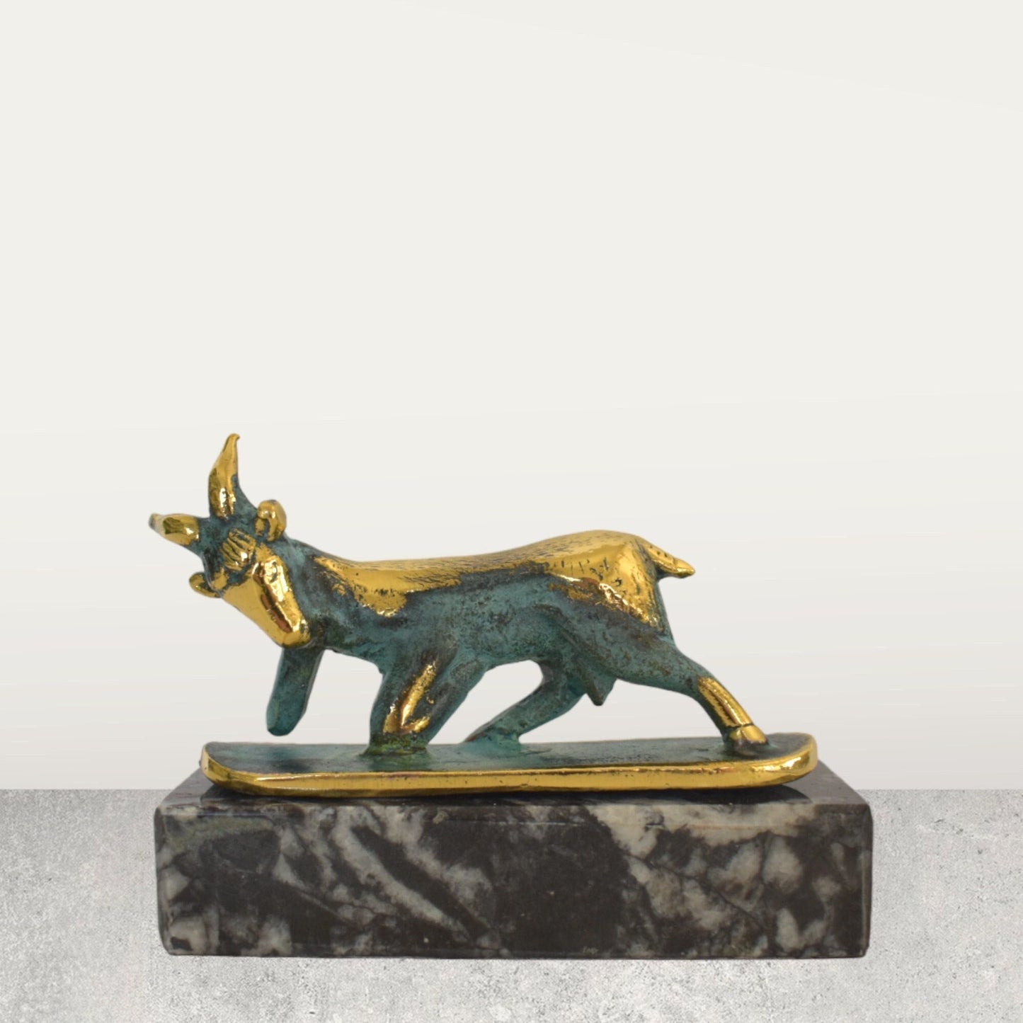 Animal Goat Idol - From Dodona - Symbol of New Opportunities - Museum Reproduction - pure bronze  statue