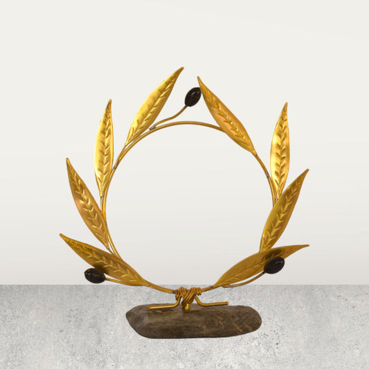 Kotinos  - Olive Wreath - Prize for the Winner at the Ancient Olympic Games - pure bronze  statue