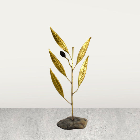 Olive Branch - Ancient Greek heritage - Symbol of Peace and Victory - Olympic Games Prize - pure bronze  statue