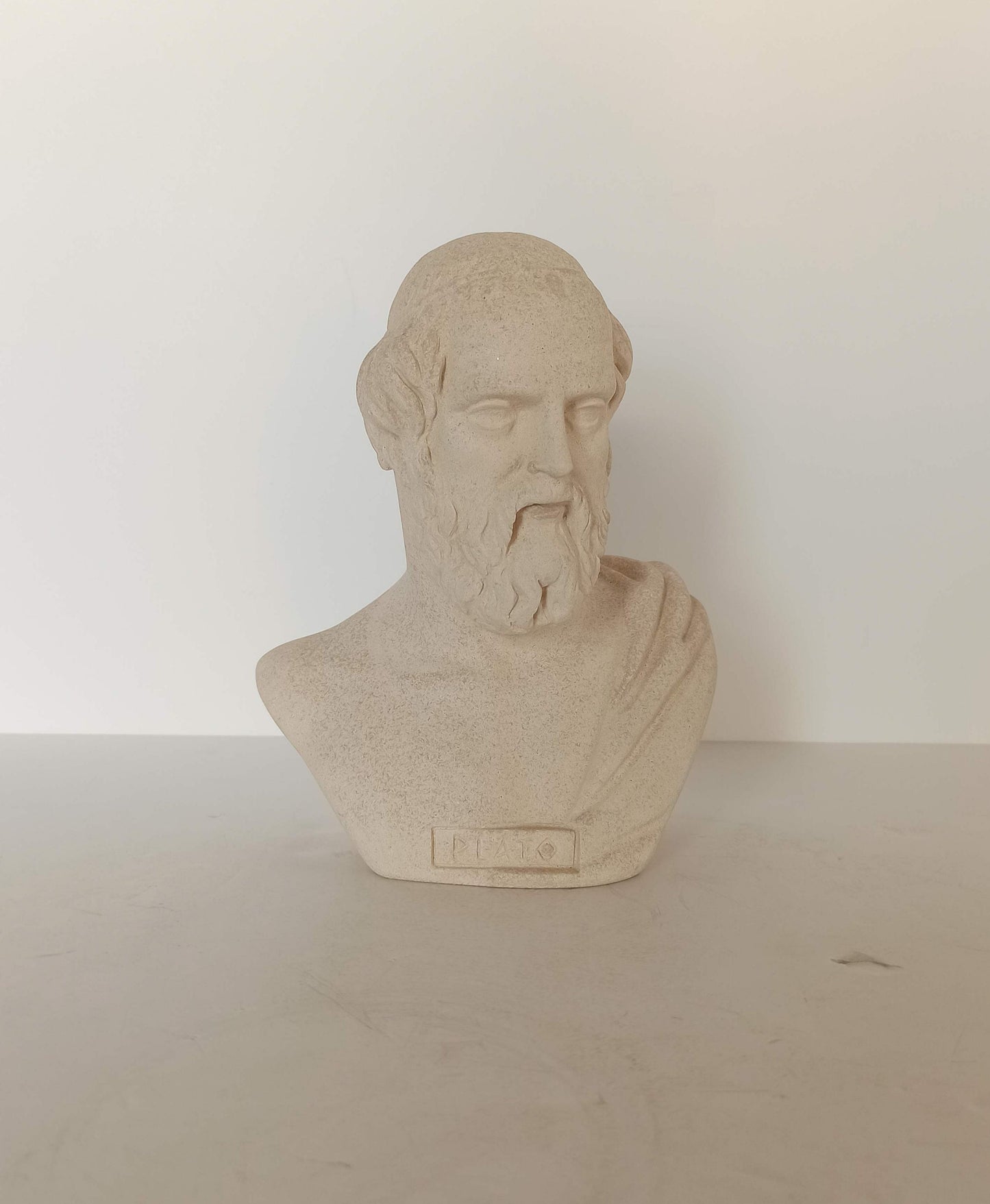 Plato Head Bust - One of the world's best known and most widely read and studied philosophers - Student of Socrates - Casting Stone