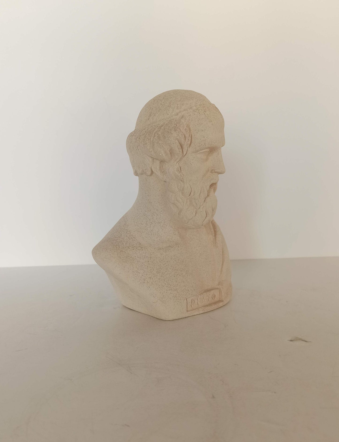 Plato Head Bust - One of the world's best known and most widely read and studied philosophers - Student of Socrates - Casting Stone