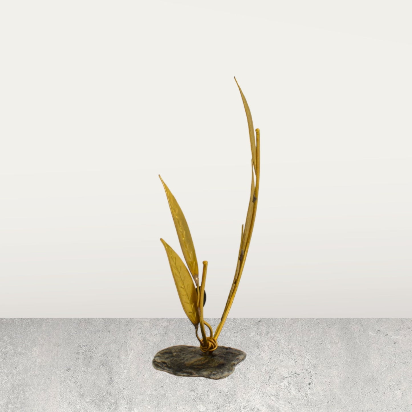 Olive Branch - Ancient Greek Symbol of Peace, friendship and Victory - Olympic Games Prize - pure bronze  statue