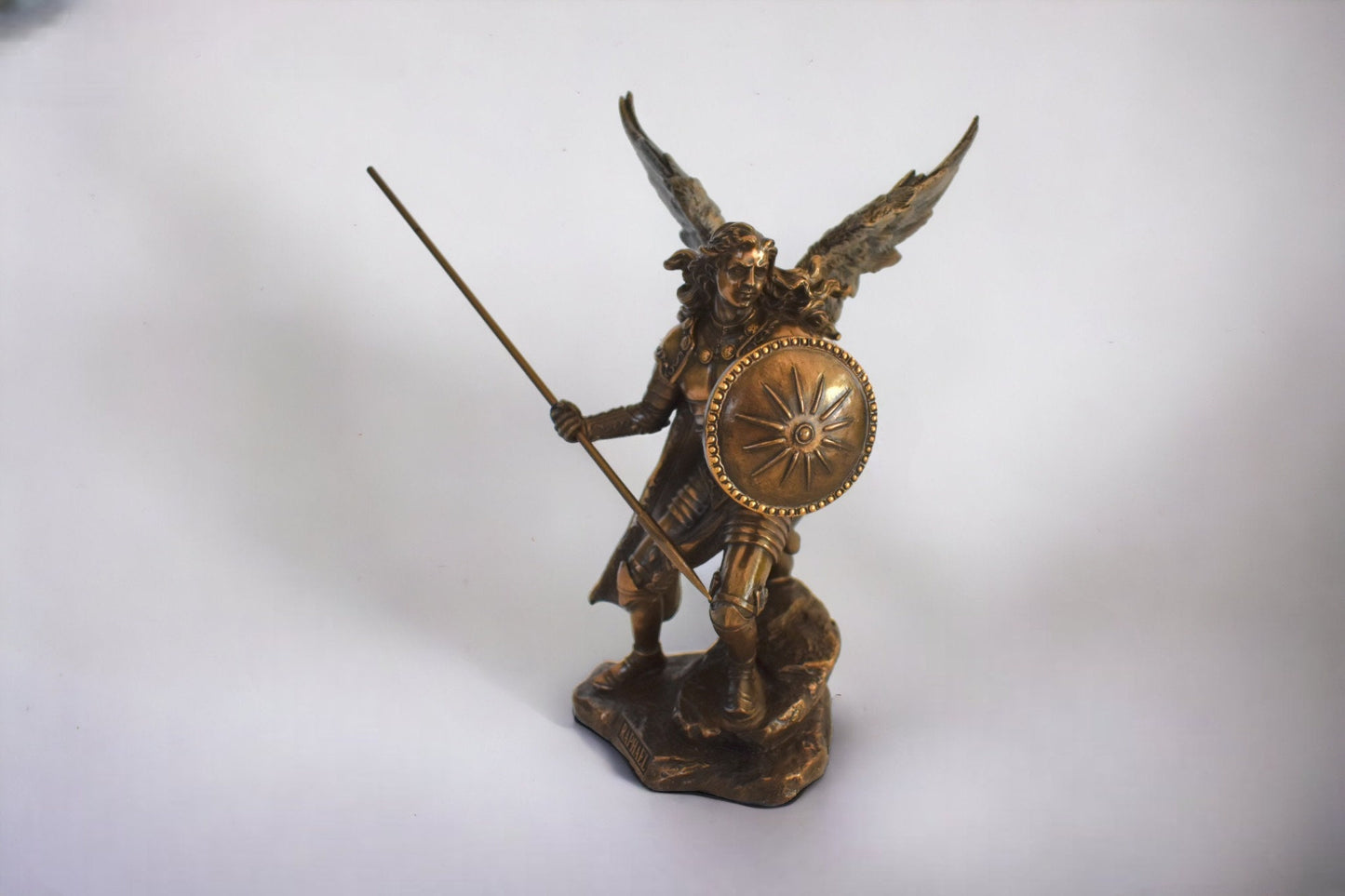 Archangel Raphael - Patron of Doctors, Sick, Travelers, Couples - Help, Guidance - Miniature - Cold Cast Bronze Resin