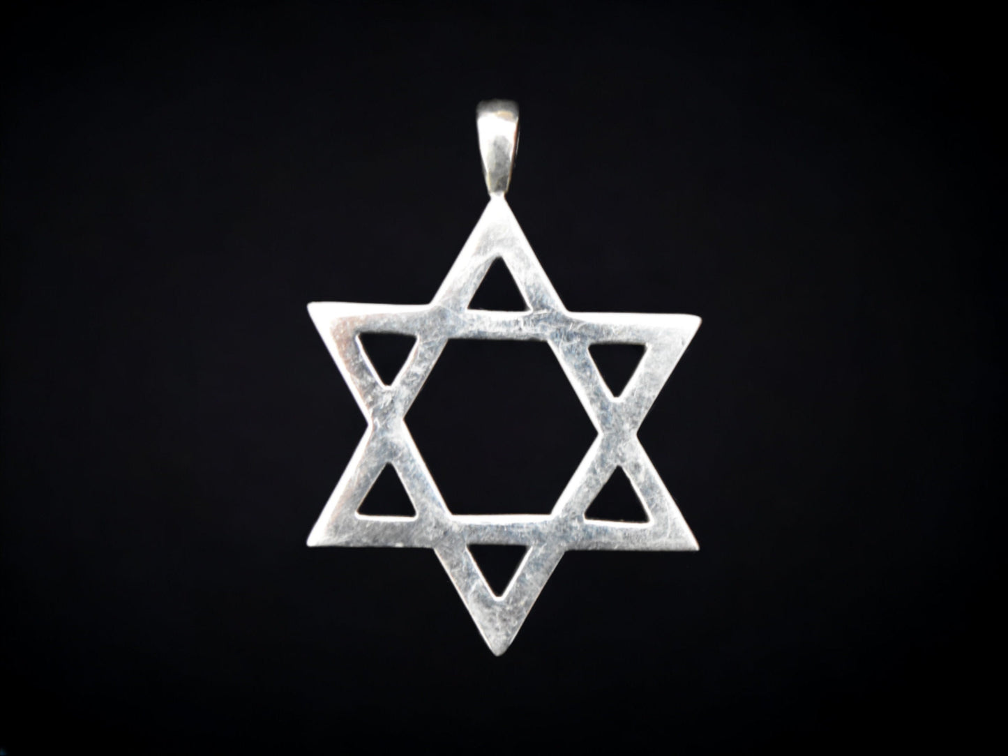 Star of David Hexagram - Symbol of both Jewish identity and Judaism - Pendant - 925 Sterling Silver