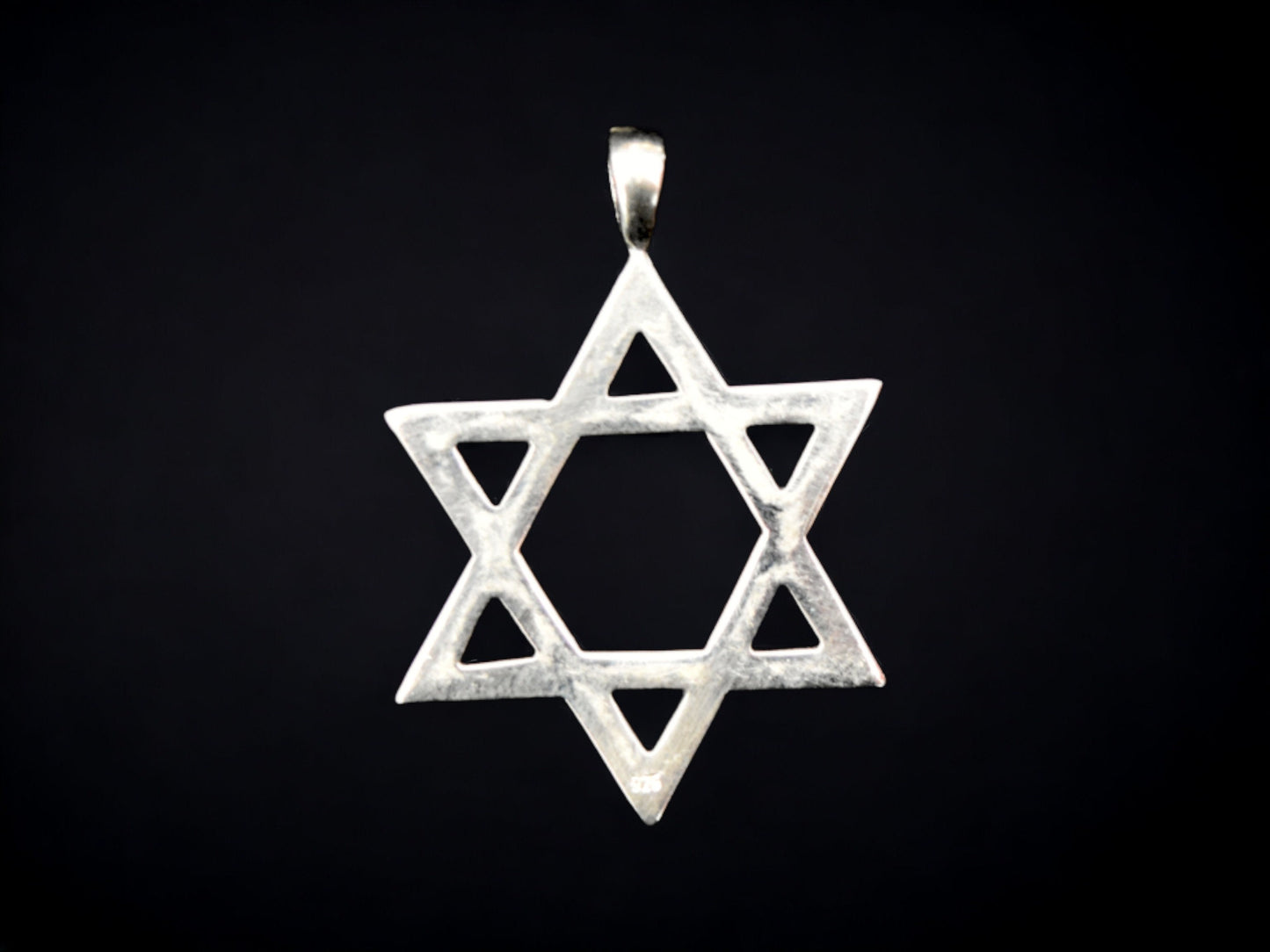 Star of David Hexagram - Symbol of both Jewish identity and Judaism - Pendant - 925 Sterling Silver