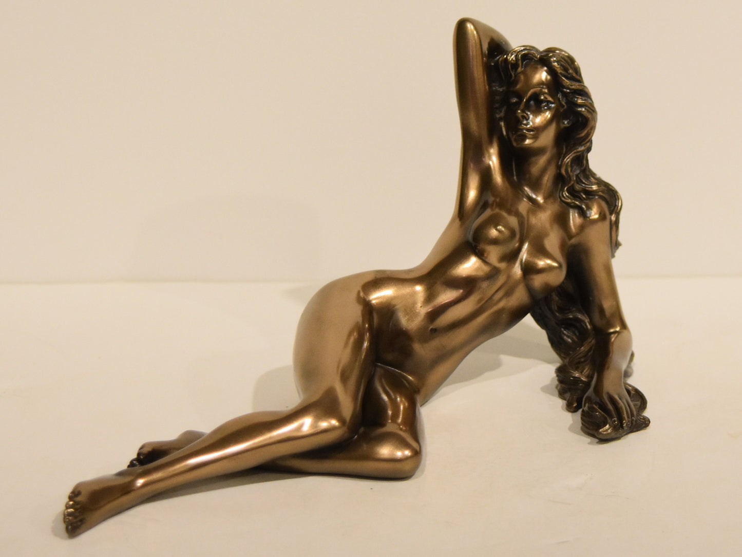 Naked Female Statue - I wish I could remember that first day, First hour, first moment of your meeting me - Cold Cast Bronze Resin