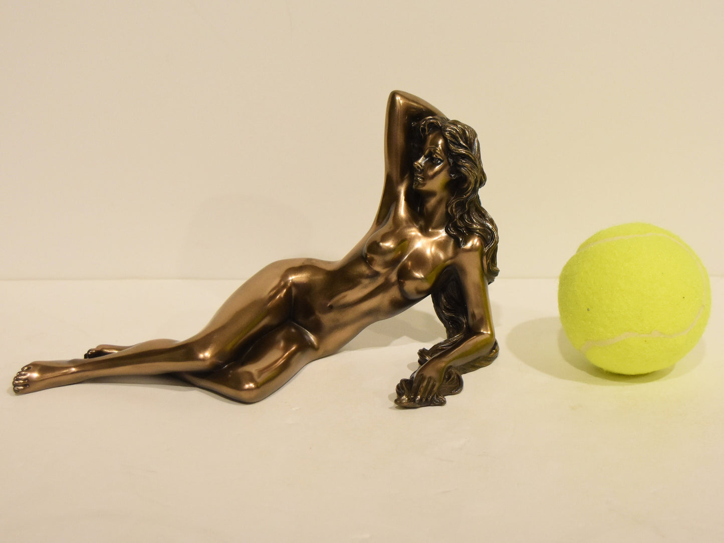 Naked Female Statue - I wish I could remember that first day, First hour, first moment of your meeting me - Cold Cast Bronze Resin