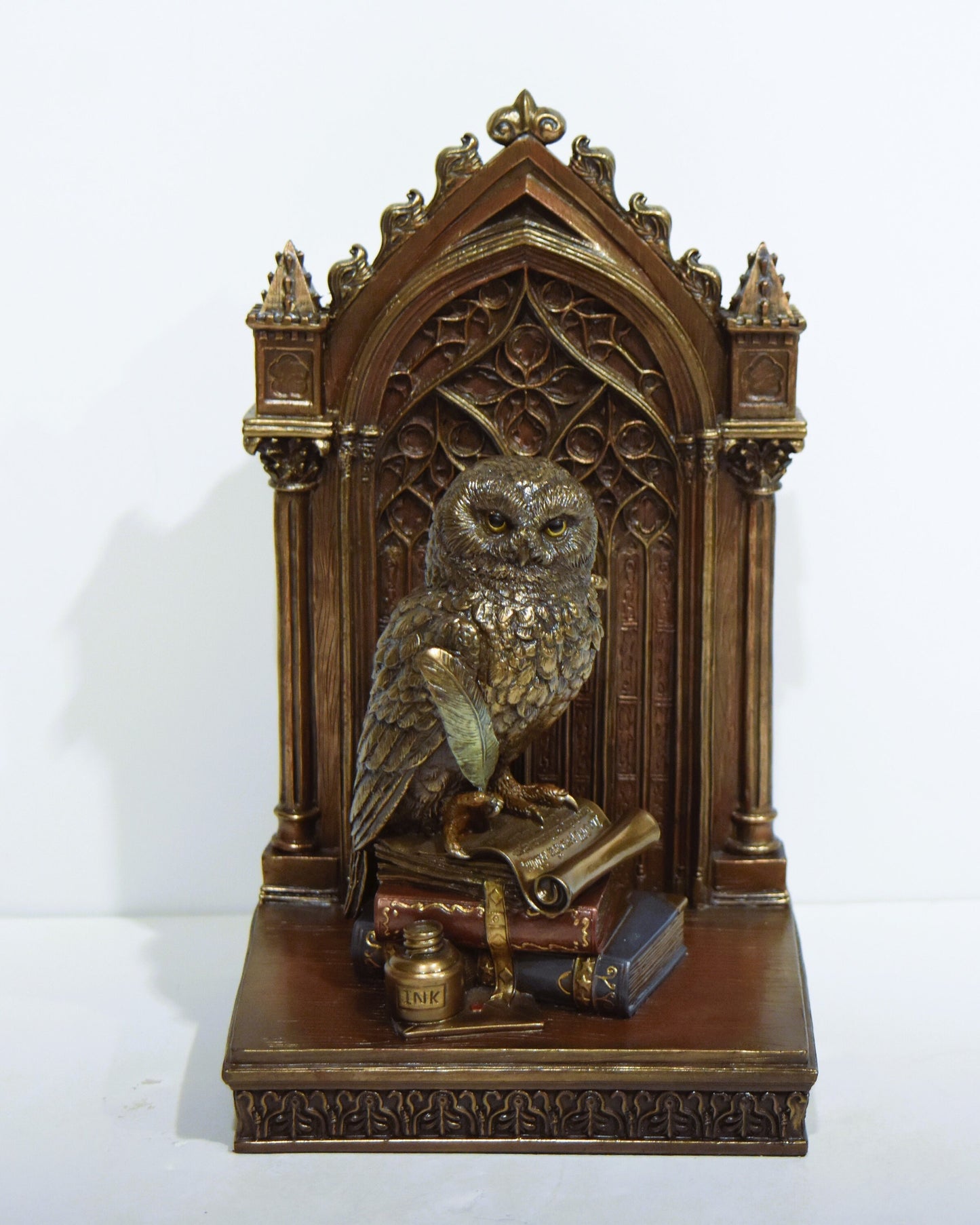 Owl Of Wisdom and Knowledge - Symbol of Goddess Athena Minerva - Ancient Greece - Cold Cast Bronze Resin