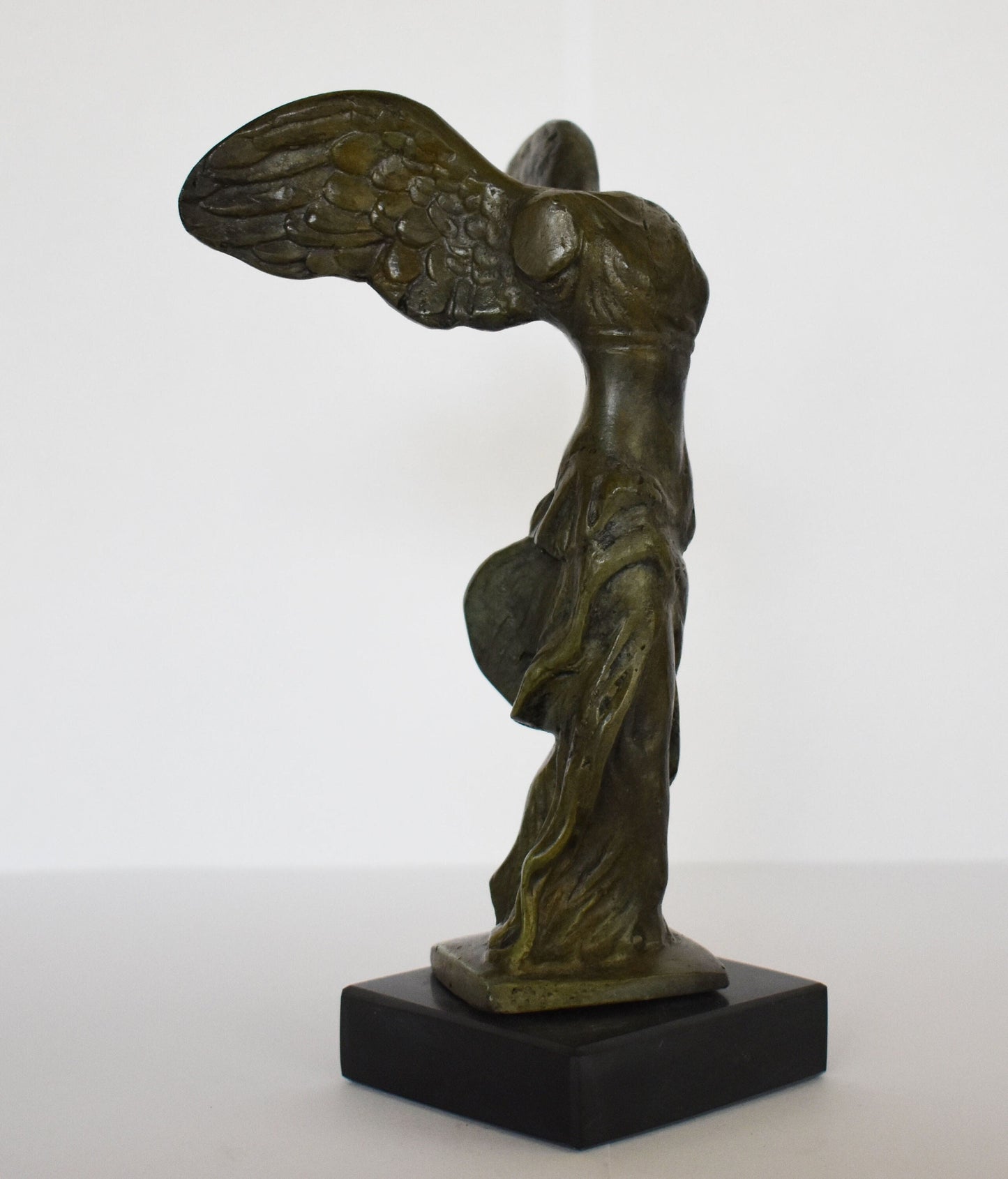 Winged Victory - Nike of Samothrace - the goddess as she descends from the skies to the triumphant Armies - pure Bronze Sculpture